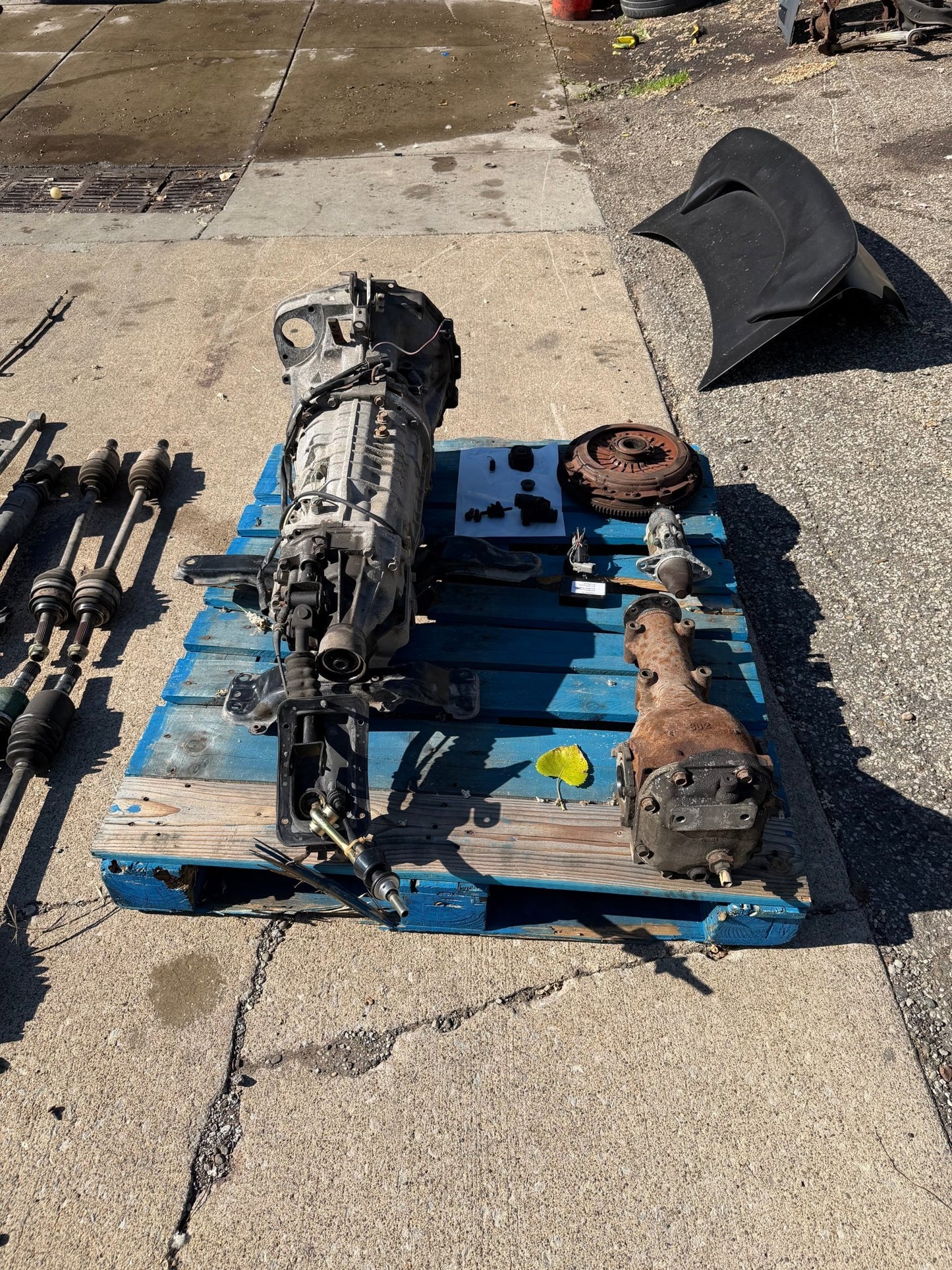2002 - 2007 wrx 04-07 subaru  STi 6 speed transmission swap package for wrx DCCD brembos r 180 I wire