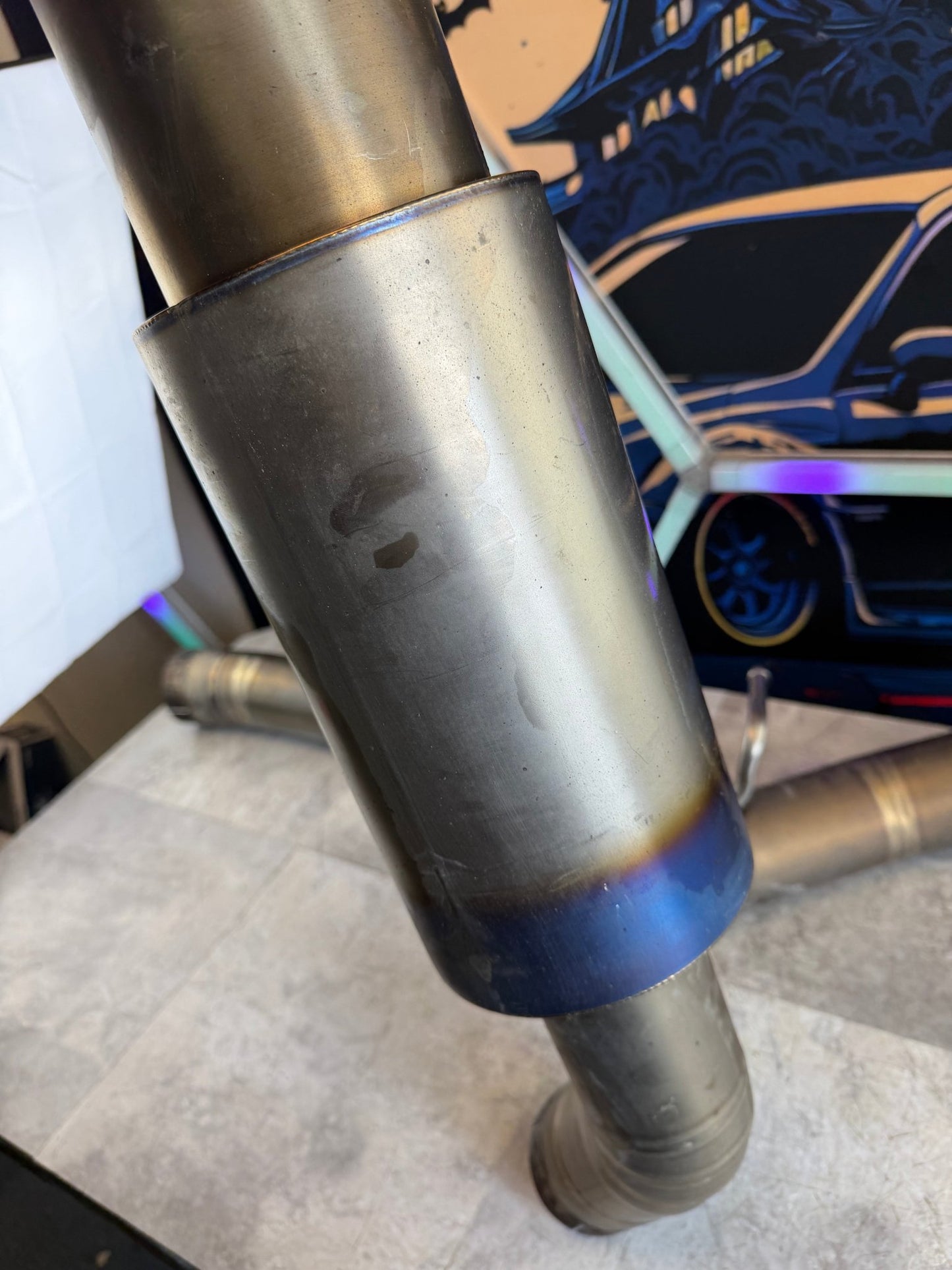 NOBLE full TI titanium catback exhaust system 08-21 Subaru wrx & STi