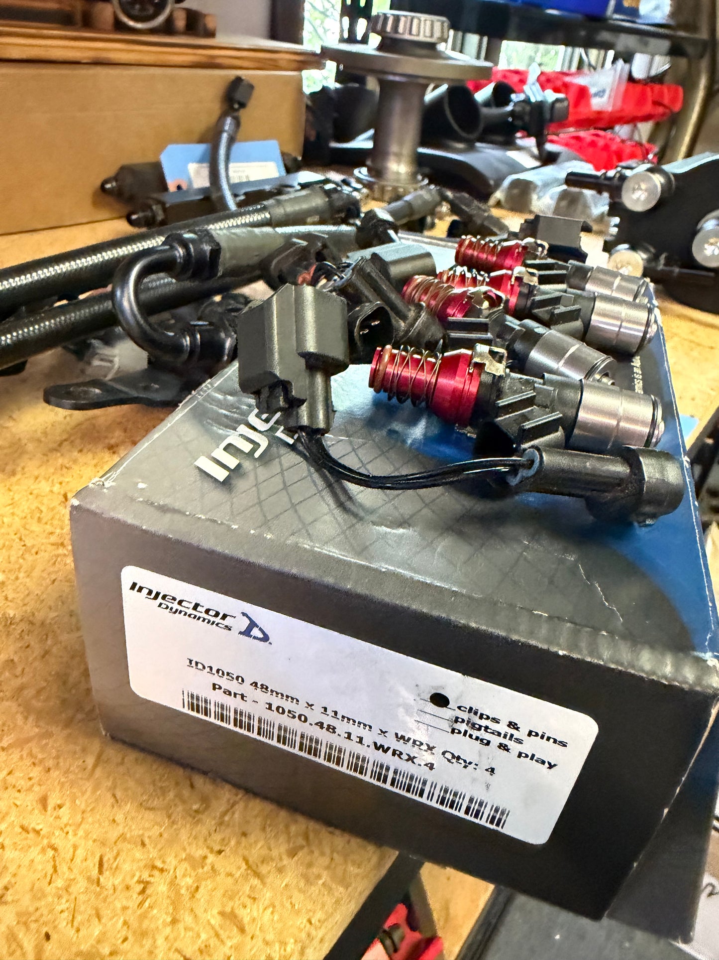 ID 1050 c XDS top feed fuel injectors Subaru wrx & STi injector dynamics