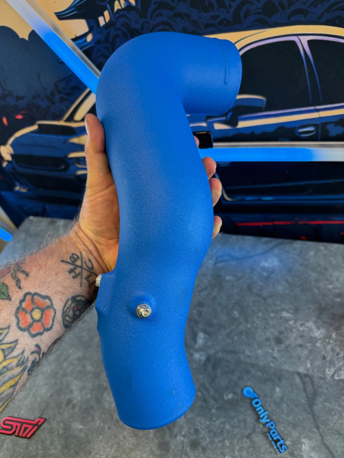 APS rare Subaru wrx 2002 - 2007 & STi 2004 - 2007 cold air intake cast aluminum 65 MM