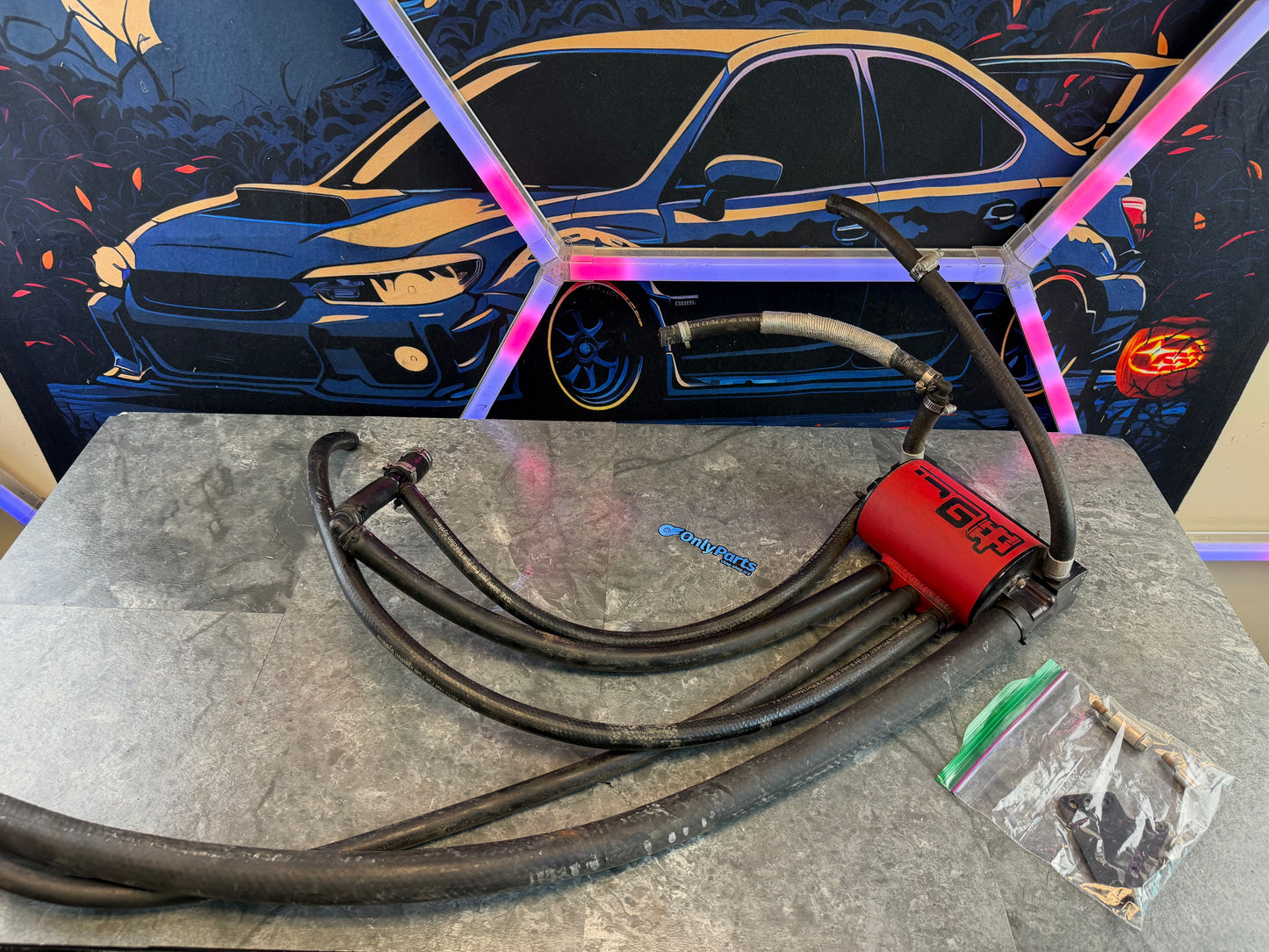 IAG v3 comp competition AOS air oil separator 2008 - 2021 Subaru STi & 08-14 wrx ( no longer made )