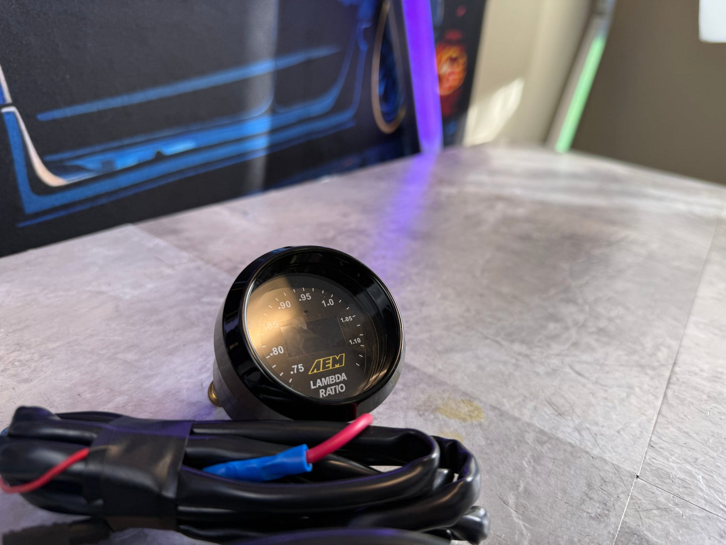 AEM digital wideband 02 sensor gauge Subaru wrx & STi lambda ratio w/ Bosch oxygen sensor