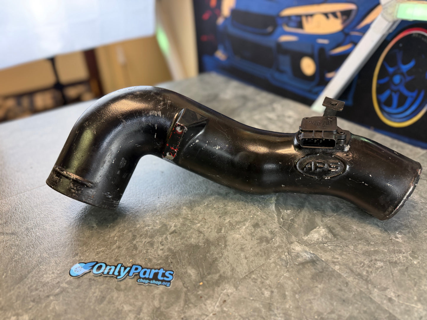 APS rare Subaru wrx 2002 - 2007 & STi 2004 - 2007 cold air intake cast aluminum 65 MM