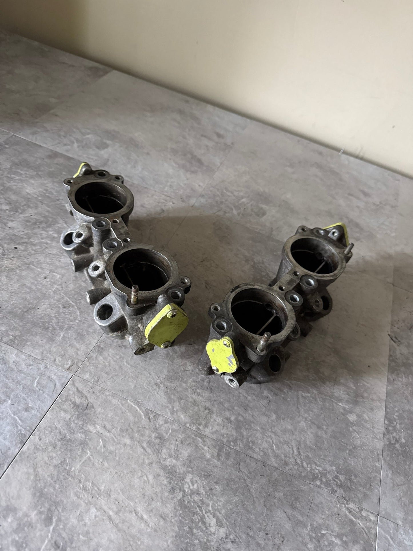 Modified OEM Subaru 2002-2003 Subaru Impreza WRX Engine Intake Manifold TGVs w/ Weldless Delete Kit
