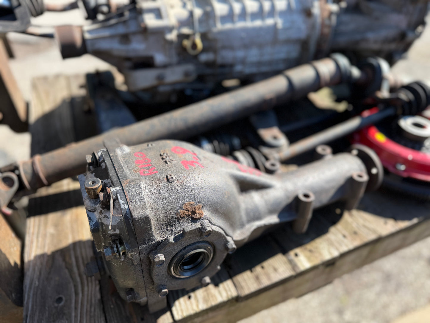 SUBARU six speed transmission swap package for 2008 - 2014 wrx w: STi 3.9 dccd gearbox & r-180 rear differential