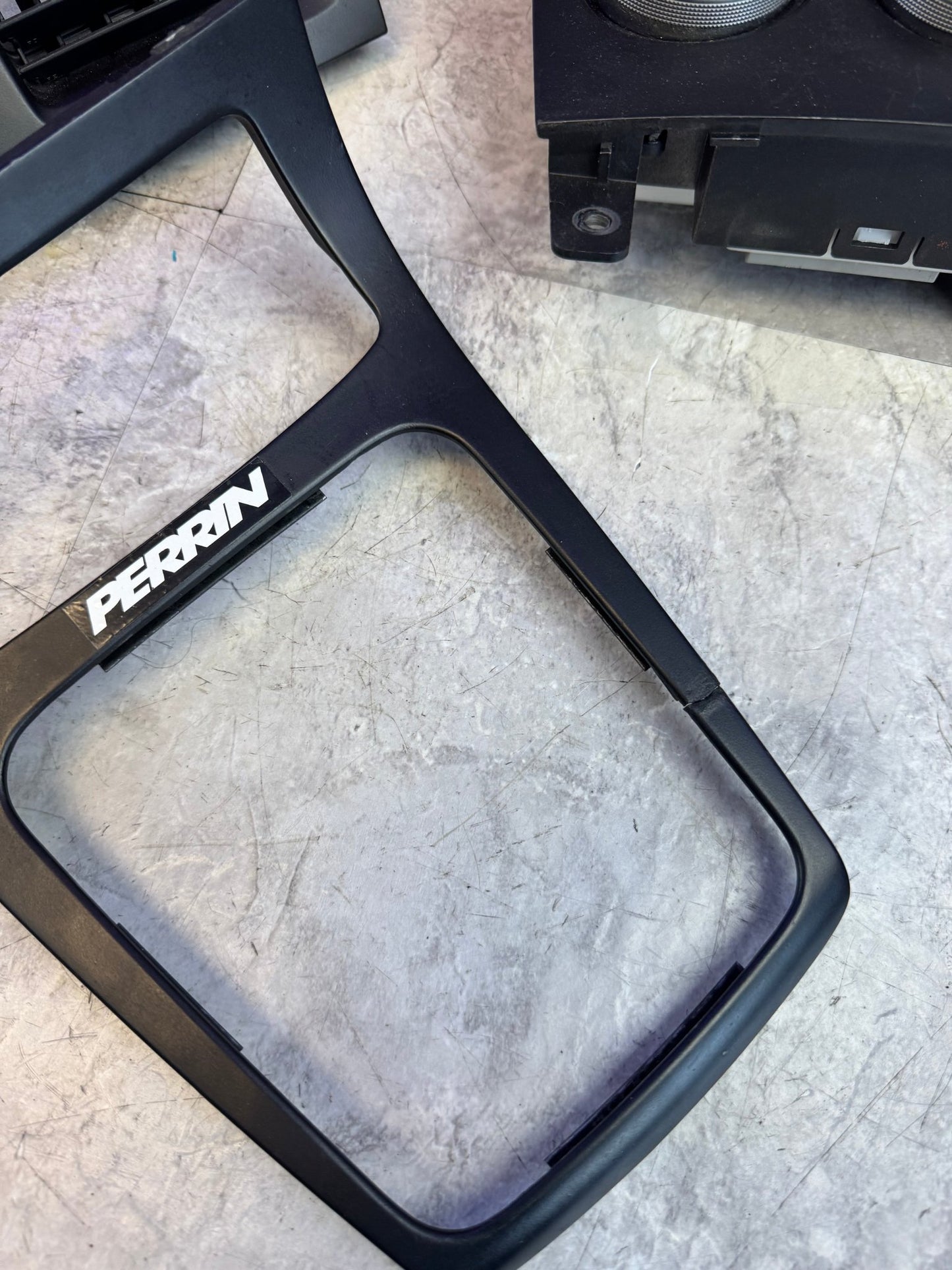 2005-2007 WRX/STi Black Center Console Vent Climate Control And Shifter Trim Kit / N4