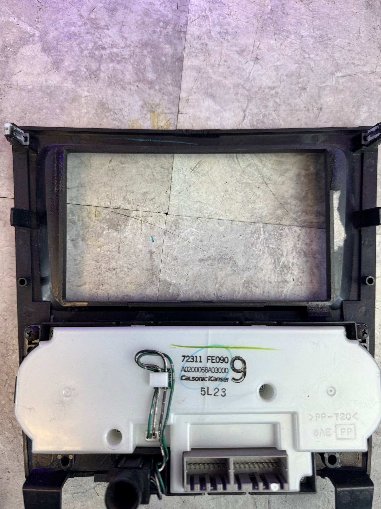 2005-2007 WRX/STi Black Center Console Vent Climate Control And Shifter Trim Kit / N4