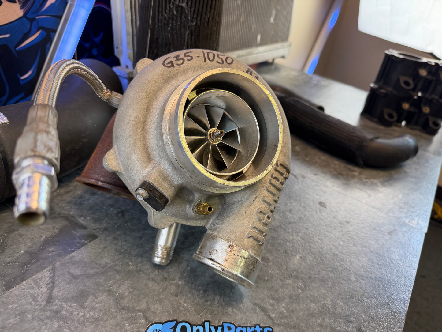 GARRETT “ 1050 “ G35-1050 GTX 3584 RS turbo Subaru STi & wrx 1000 + hp ball bearing billet
