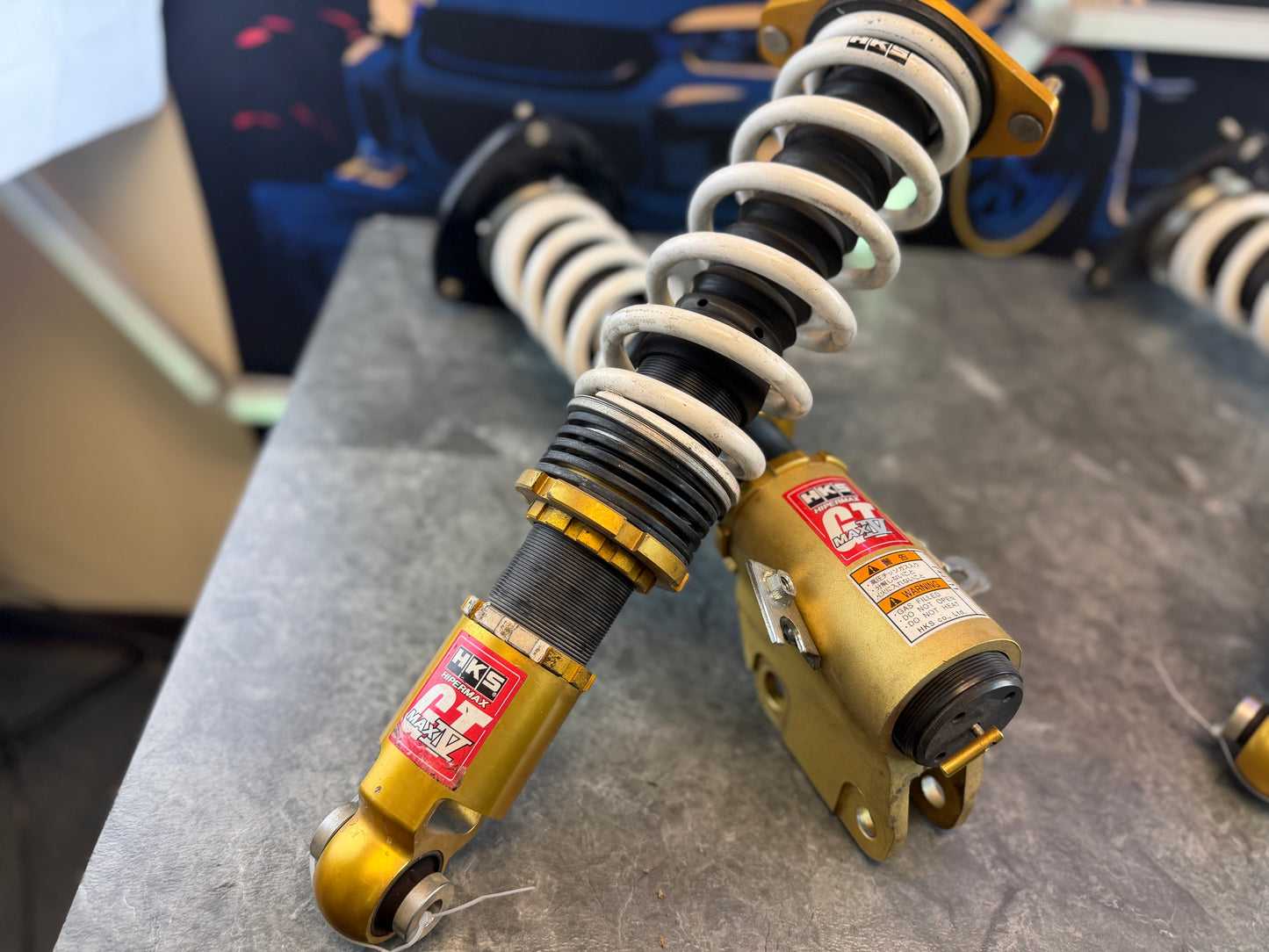 HKS A SPEC hipermax GT IX adjustable coil over suspension 2015-2021 Subaru STi 5x114