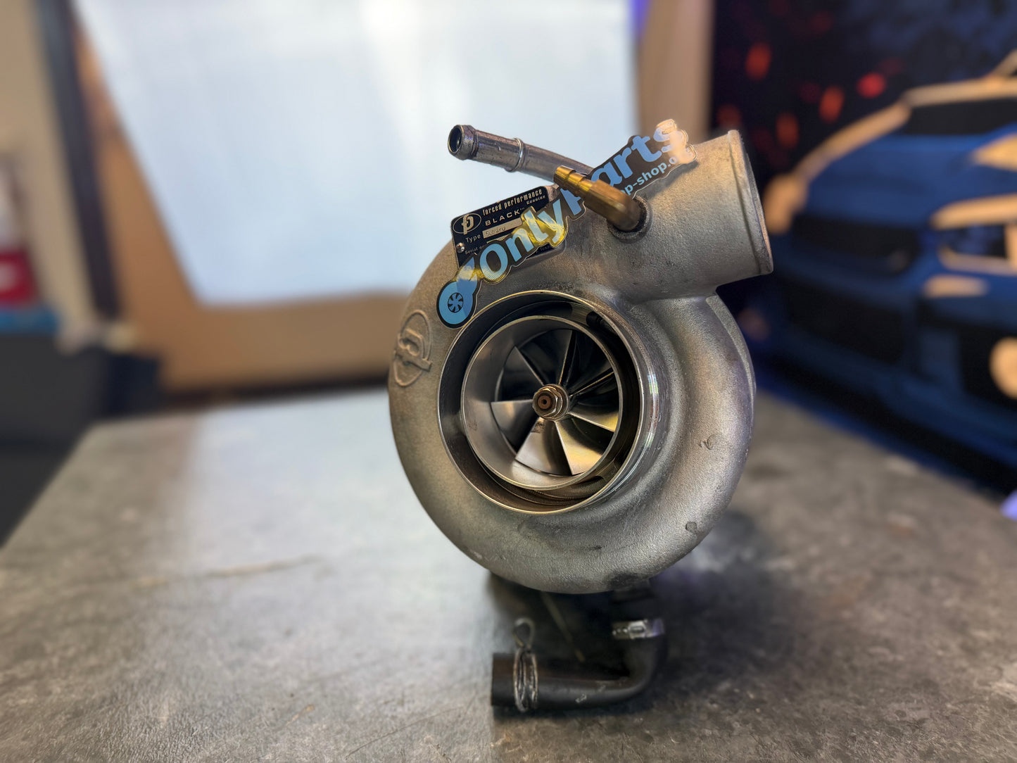 FP black HTZ 84 billet stock location turbo Subaru STi & wrx journal bearing 10 cm welded 3.25 “