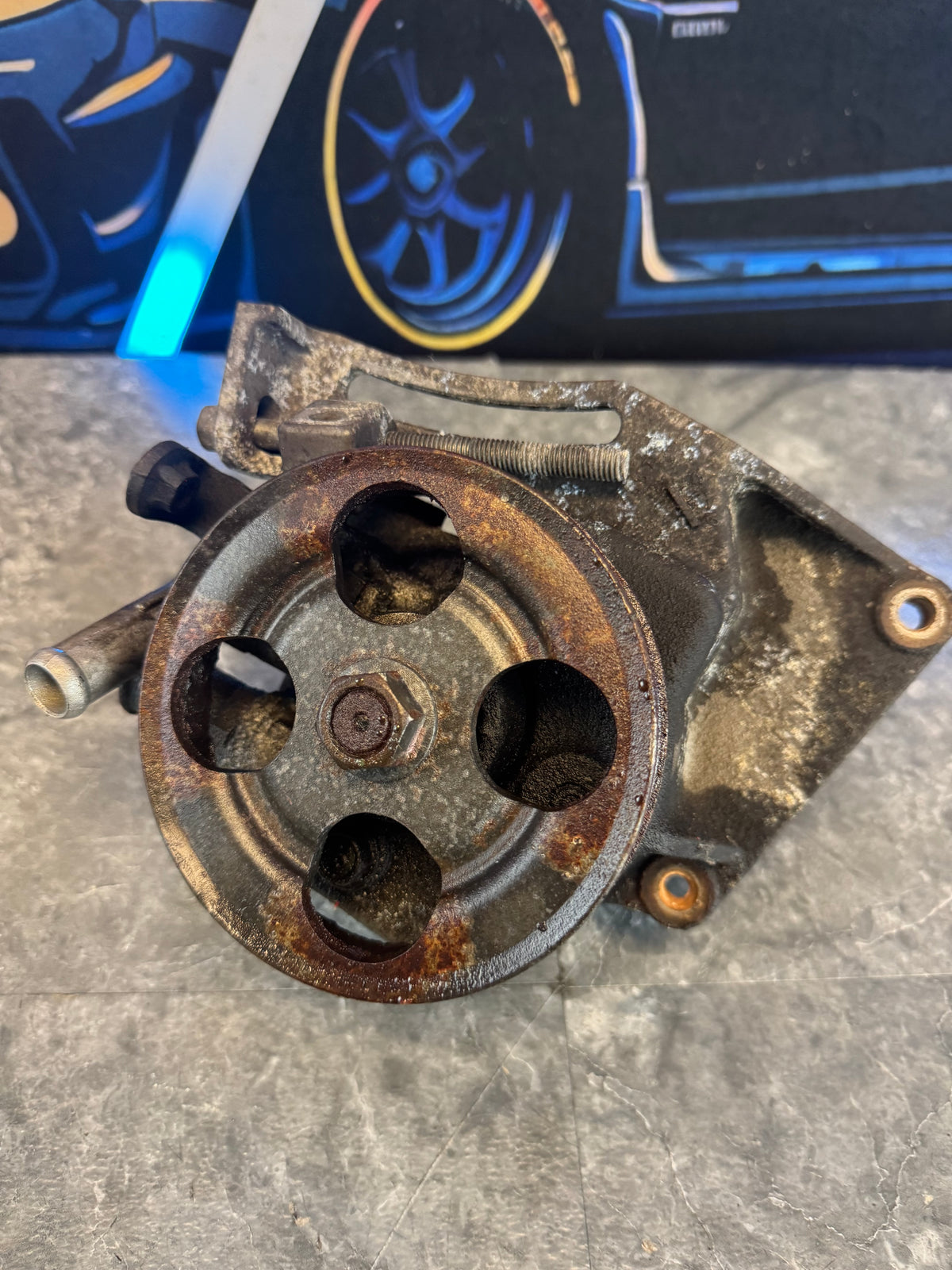 2004-2007 Subaru Impreza WRX STi OEM Power Steering Pump with Mount