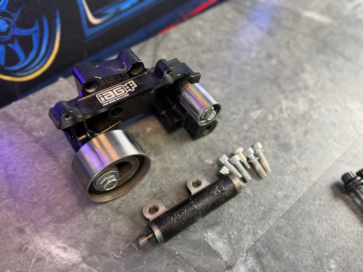 IAG v2 billet timing belt tensioner Subaru STi and wrx
