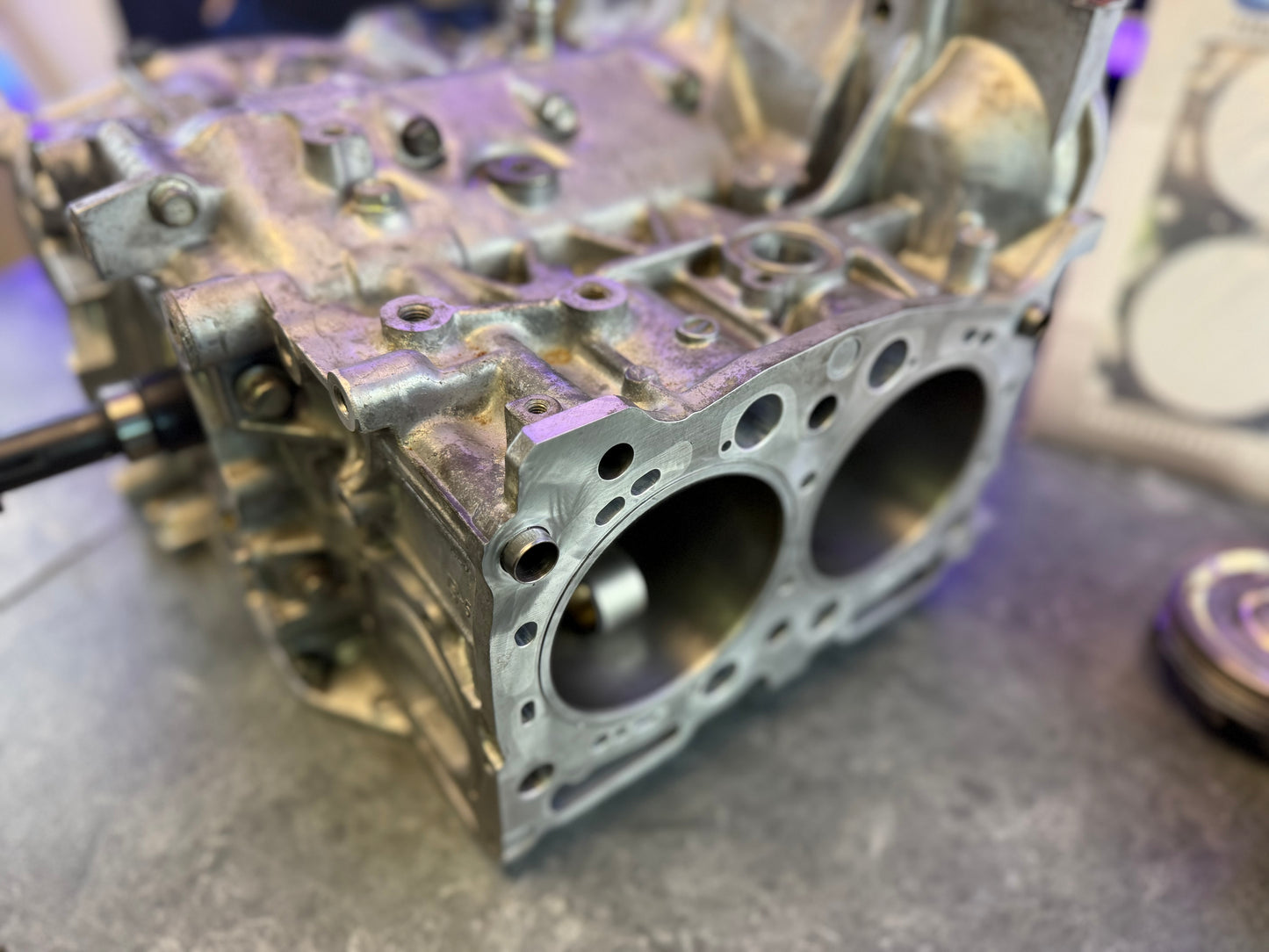 IAG “ Trojan “ EJ257 closed deck built & forged short block engine Subaru STi 1/2” drilled Manley ARP wrx 750 950