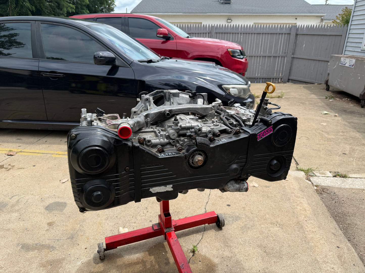 OUTRONT Motorsports v4 ultra ej257 ej25 Subaru wrx & STi closed deck & built forged engine longblock BC 282 cammed
