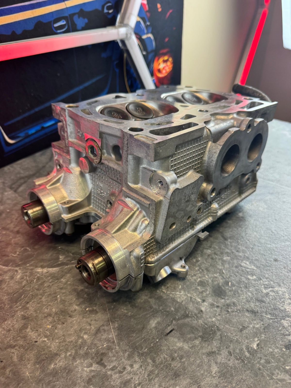 2004-2006 Subaru WRX STi OEM B25 SAVCS RH Side Right Side Head Assembly Refreshed Cut And Tested