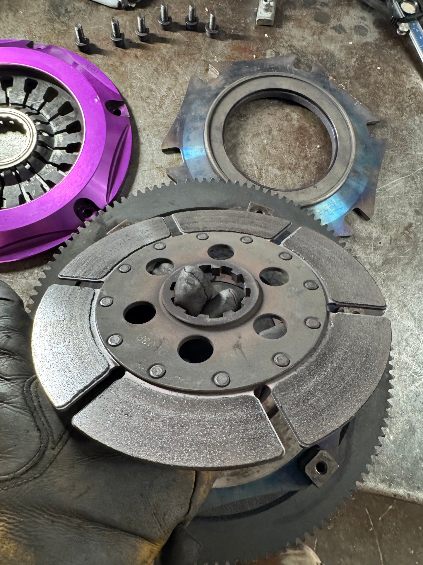 EXEDY triple disc clutch kit w/ flywheel 04-21 Subaru STi 6 speed 900 + TQ ( like IAG )