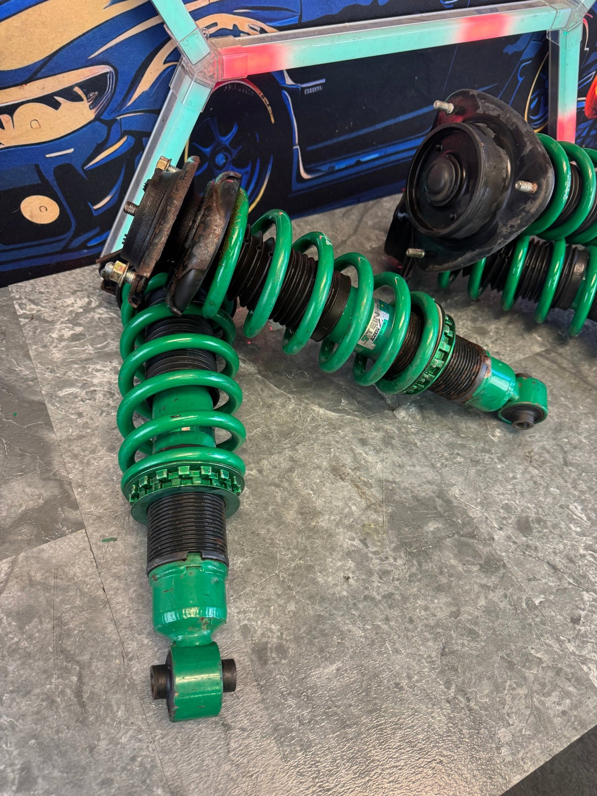 TEIN flex z adjustable coilover suspension 2015 to 2021 Subaru STi & wrx