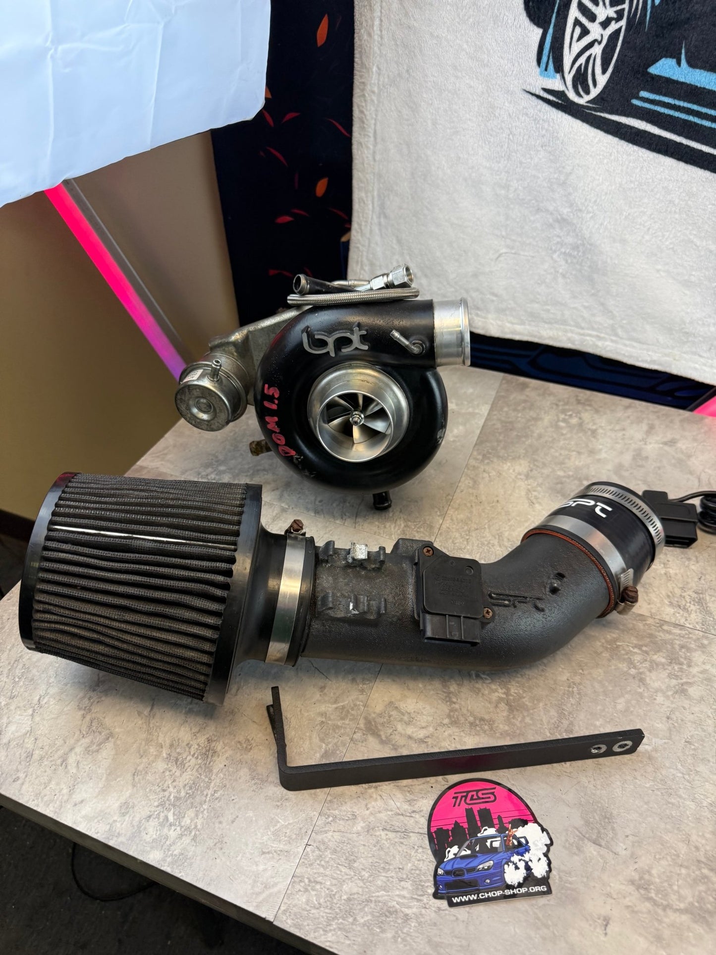 SPT oem optional air intake Subaru performance tuning 2002-2007 wrx & 04-07 STi