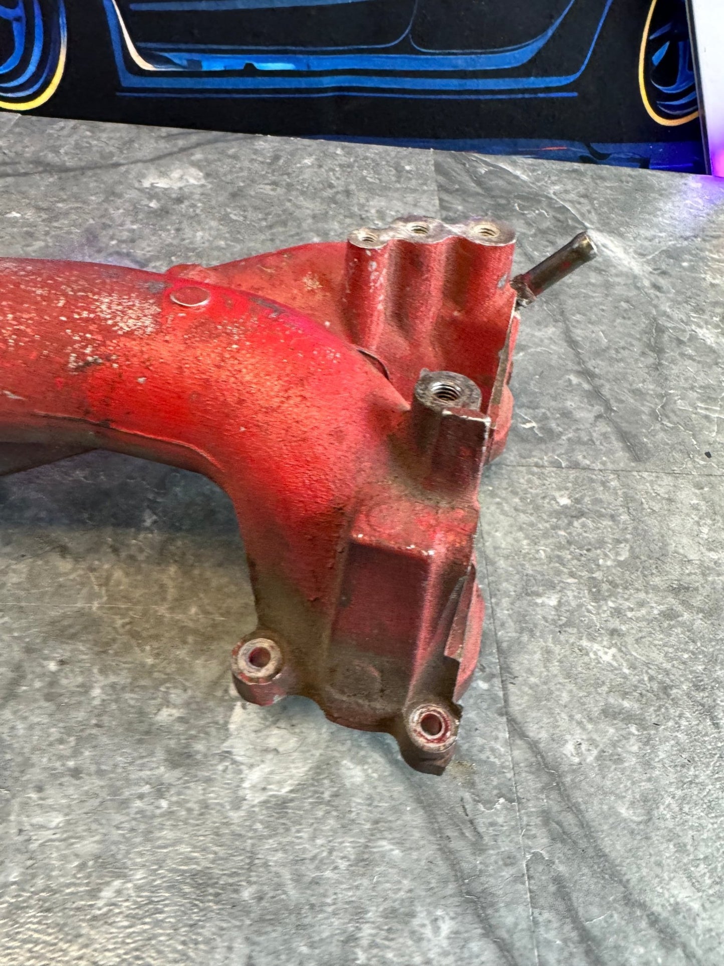 2004-2007 Subaru Impreza WRX STi OEM Intake Manifold Assembly Red