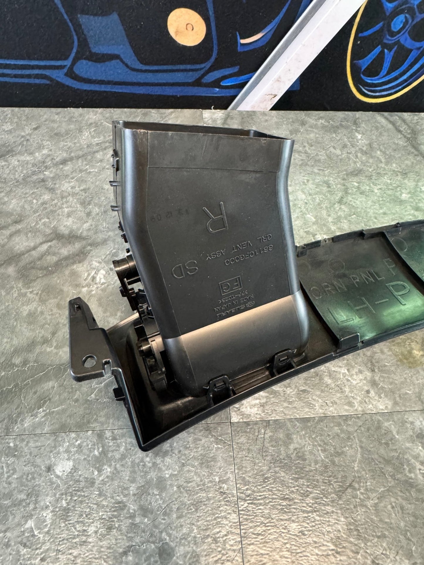2008-2014 Subaru Impreza WRX STi OEM Dash Climate Control HVAC Trim Cover