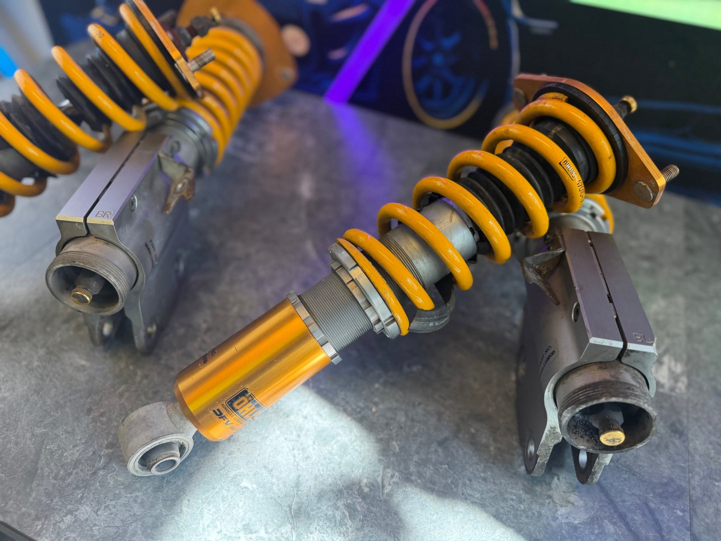 OHLINS road @ track adjustable coilover suspension 2015 - 2021 Subaru STi & wrx 5x114 ( needs 1 top hat )