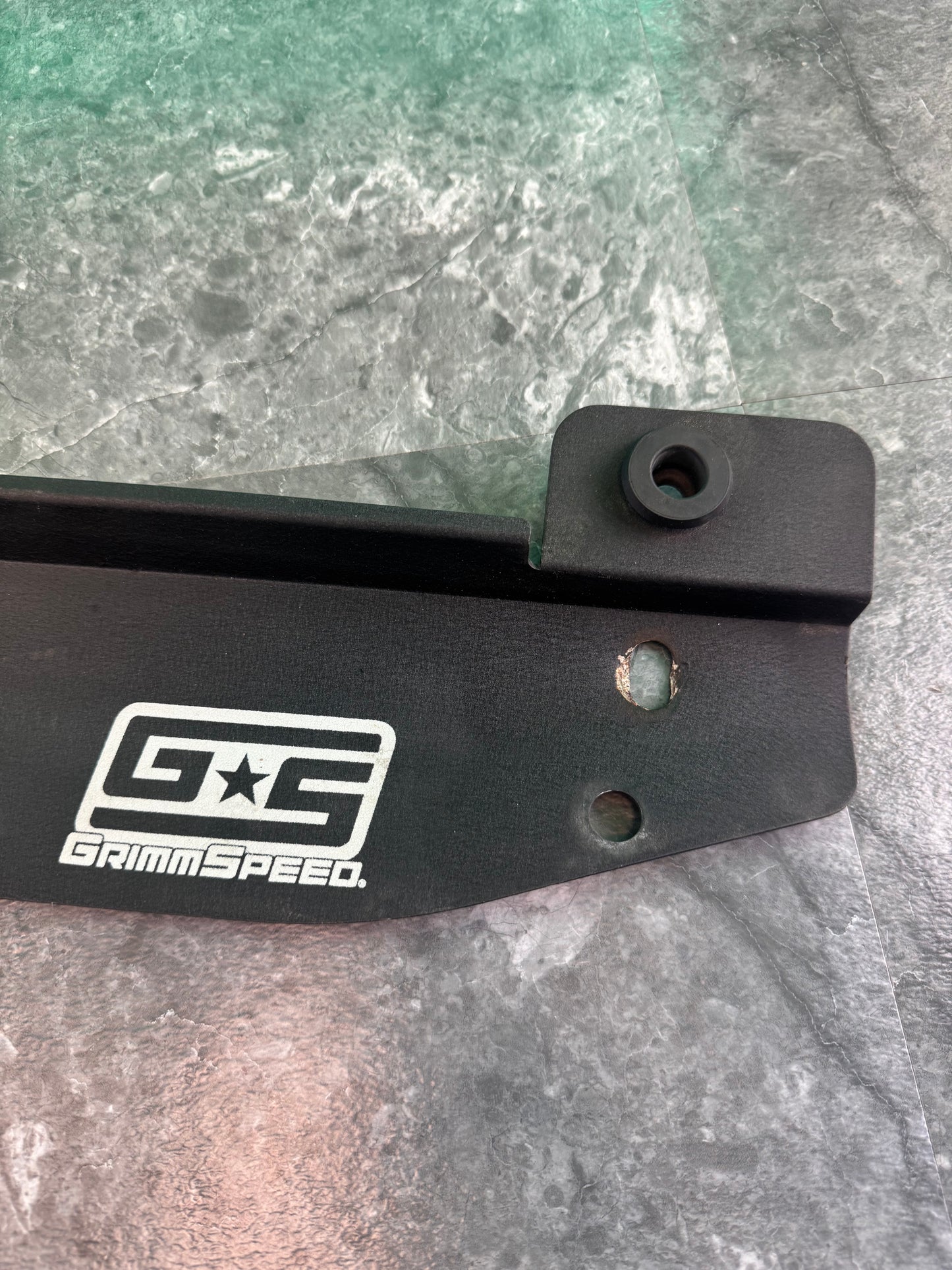 2008-2014 Subaru WRX STi GrimmSpeed Radiator Shroud With Tool Tray Black