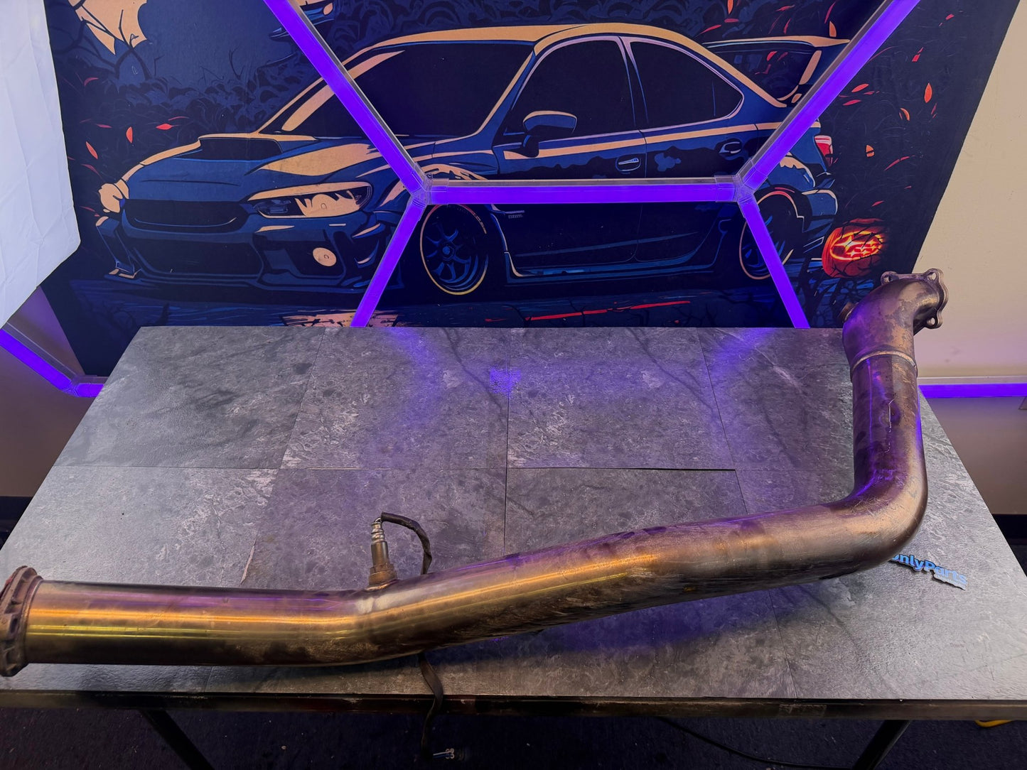 INVIDIA catless downpipe 08-21 STi 08-14 wrx Subaru ej255 ej255 bellmouth 2 o2 bungs