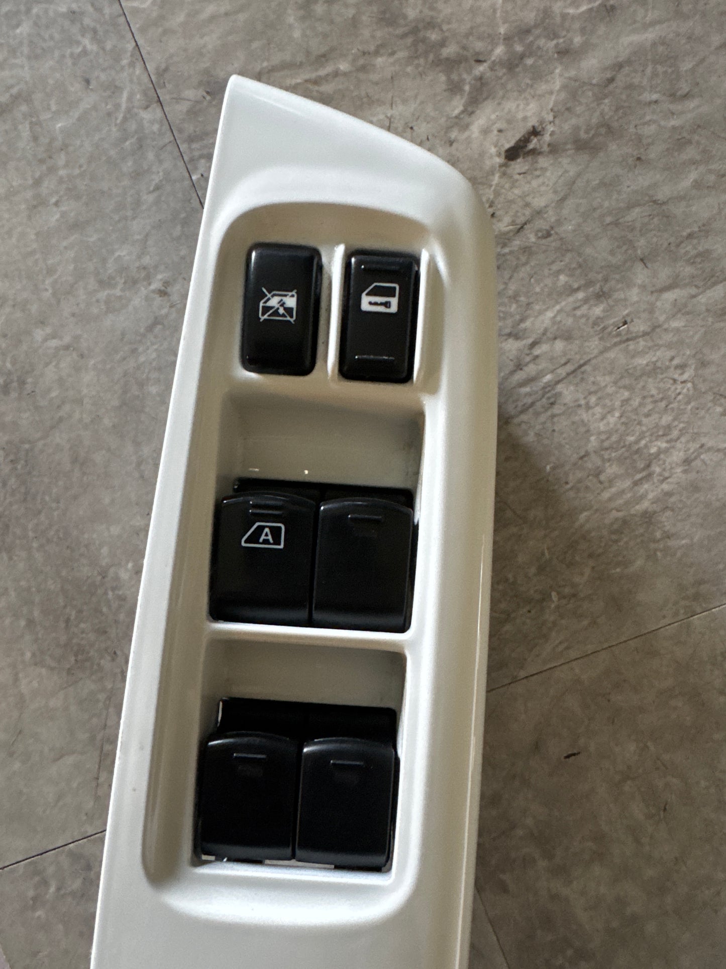 2008-2014 Subaru Impreza WRX STi OEM Front Window Switch Panel Pair Painted White