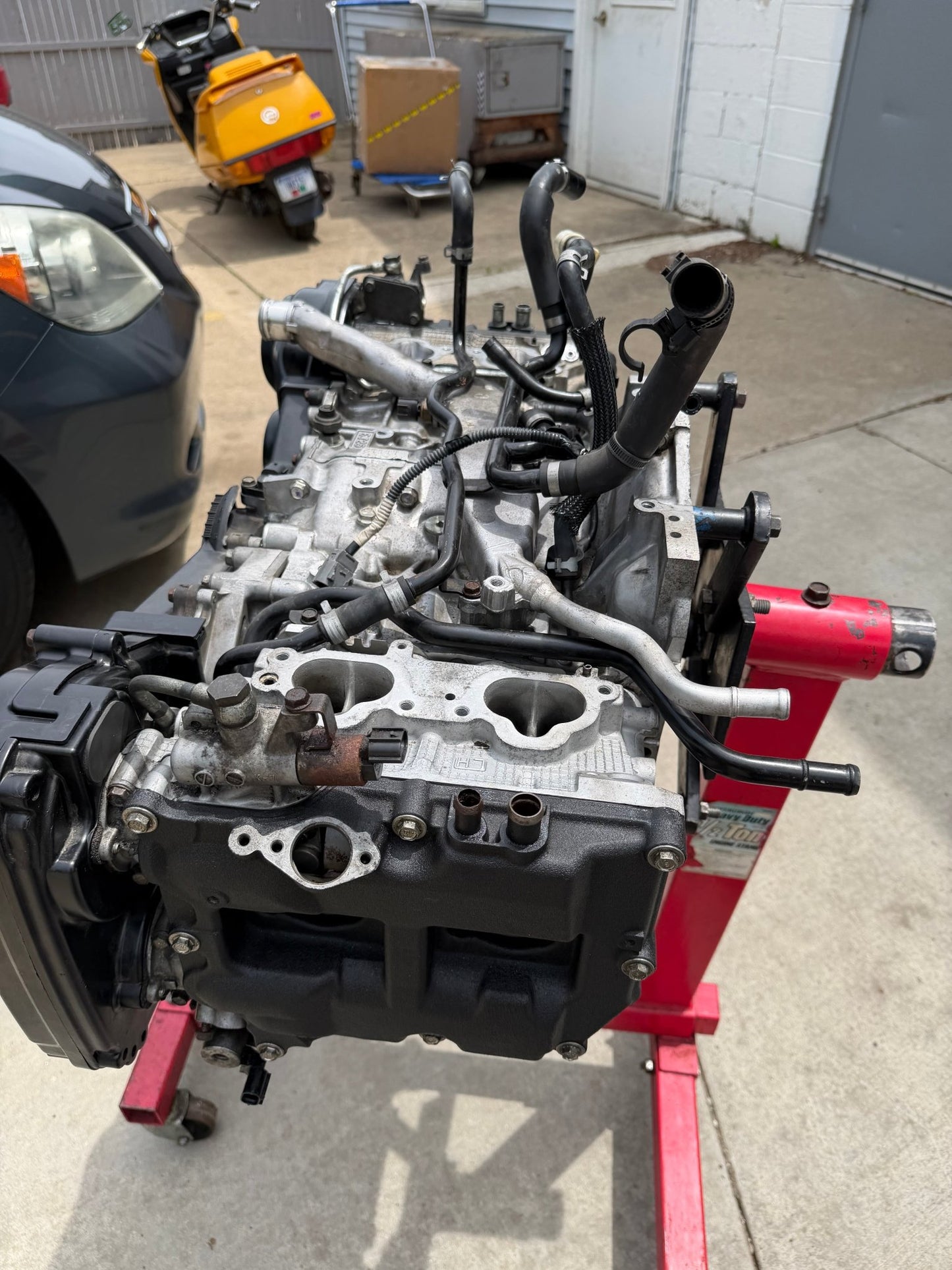 W25 Subaru STi EJ257 boxer engine long block DAVCS 2008-2021 w/ new oem head gaskets & new oem timing belt ARP 11 MM head studs