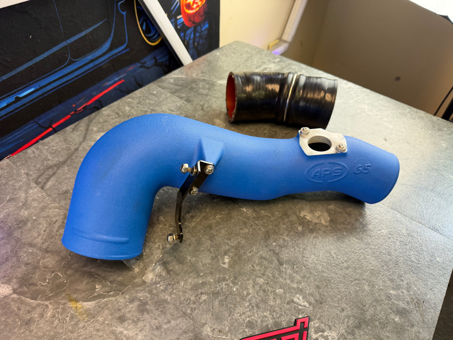 APS rare Subaru wrx 2002 - 2007 & STi 2004 - 2007 cold air intake cast aluminum 65 MM