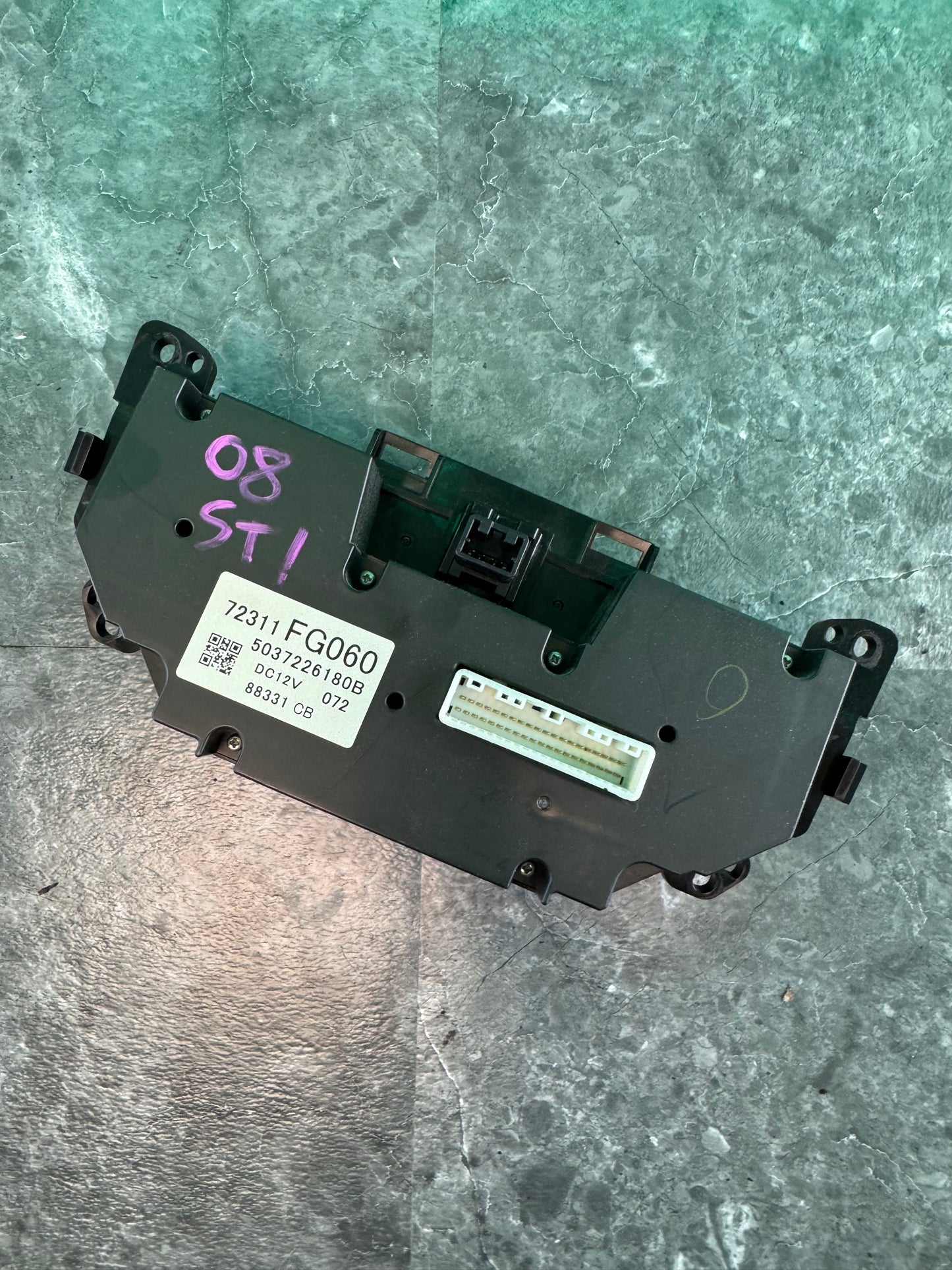 2008-2014 Subaru WRX STi OEM Climate AC Control Switch Panel