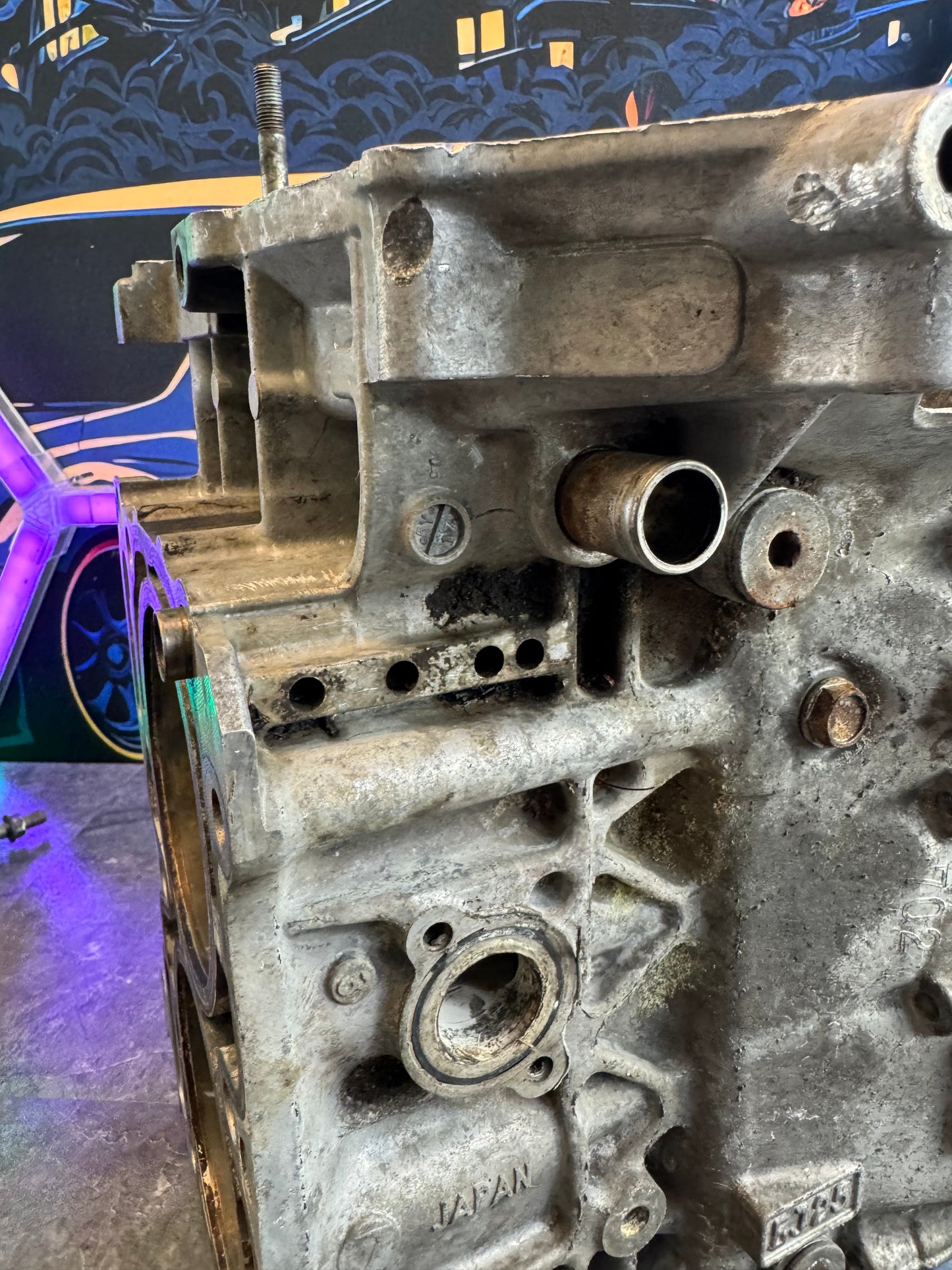 2004-2021 Subaru WRX & STi EJ255 EJ257 EJ 2.5L Engine Block Case Halves Short Block CORE Needs Work