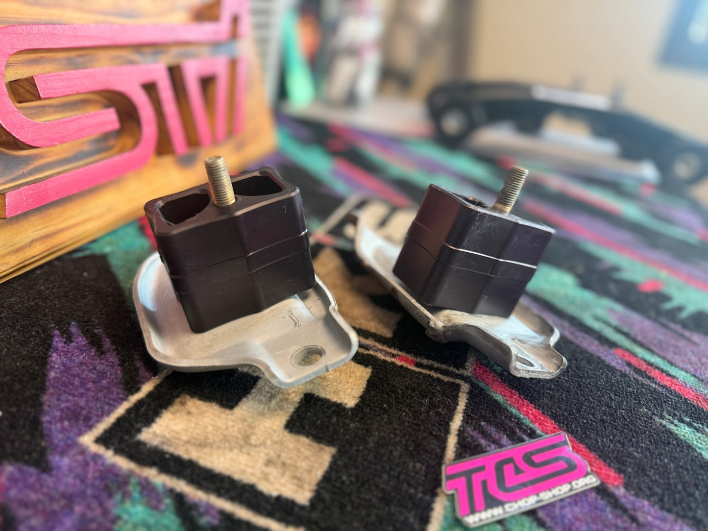 Aluminati solid motor mounts drag race Subaru wrx STi billet engine ej257