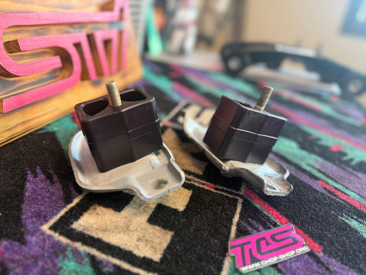 Aluminati solid motor mounts drag race Subaru wrx STi billet engine ej257