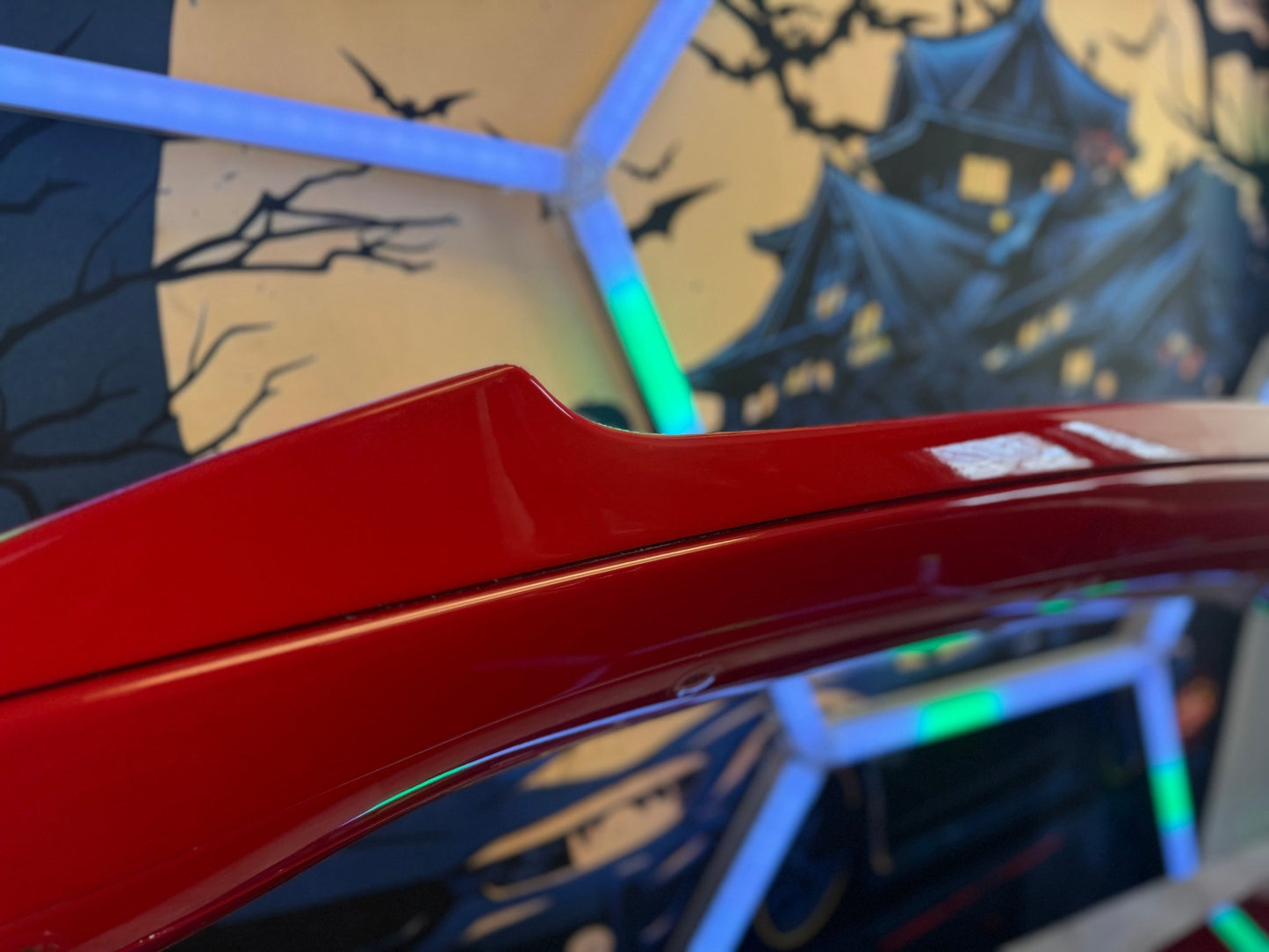 LIGHTNING RED 2015 Subaru STi oem trunk & wing w/ gurney flap c7p back up camera