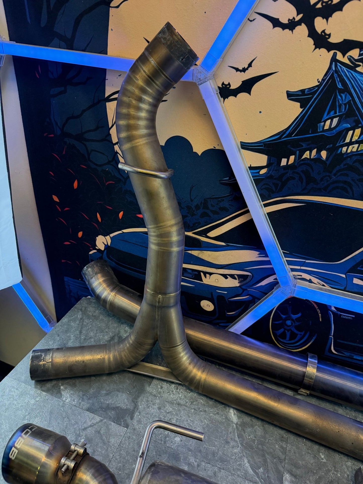 COBB TUNING 2011 - 2021 Subaru sti & wrx FULL TI titanium catback exhaust quad tip