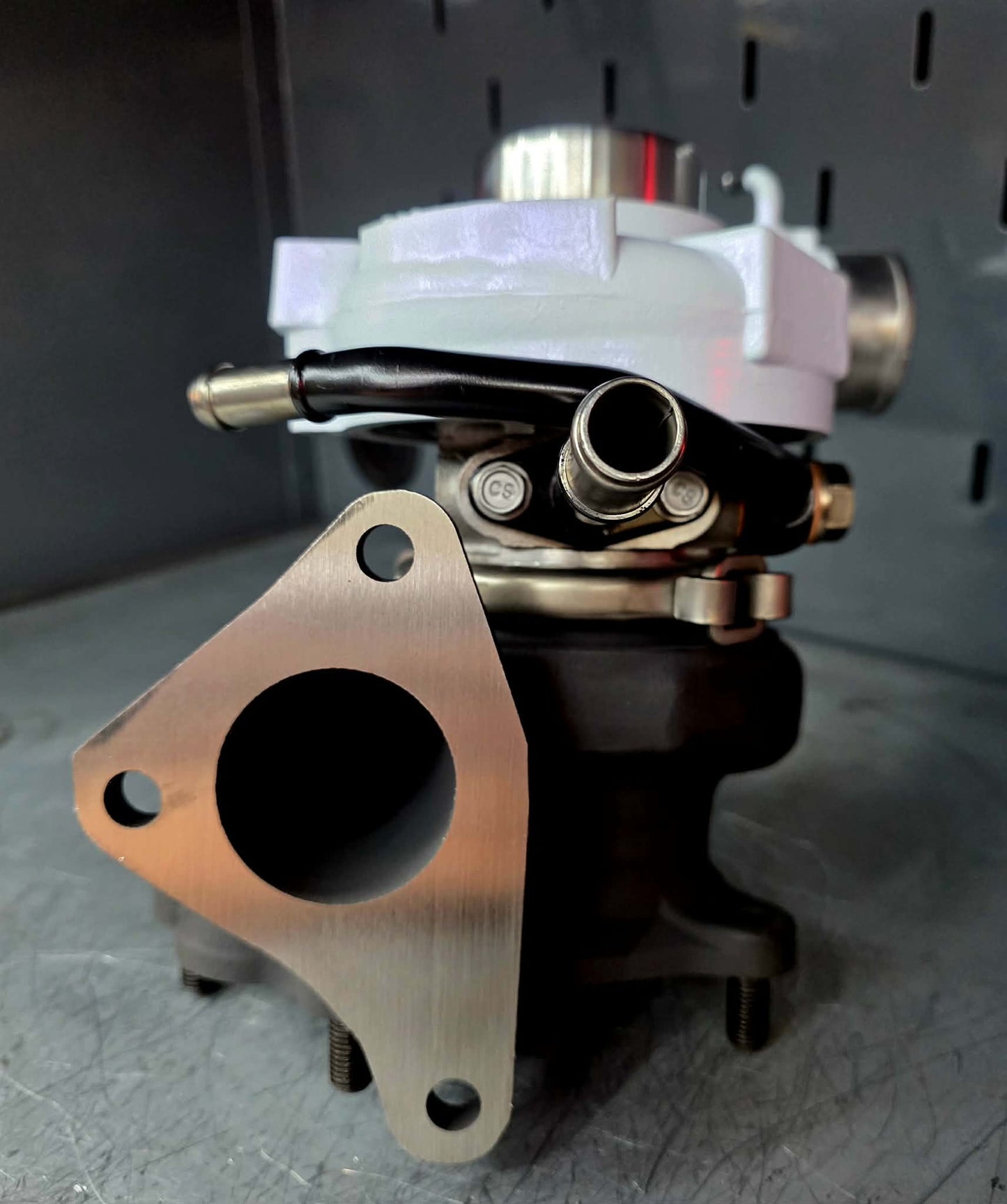 FP blue forced performance bolt on turbo turbocharger Subaru STi & wrx PEARLIZED VIOLET