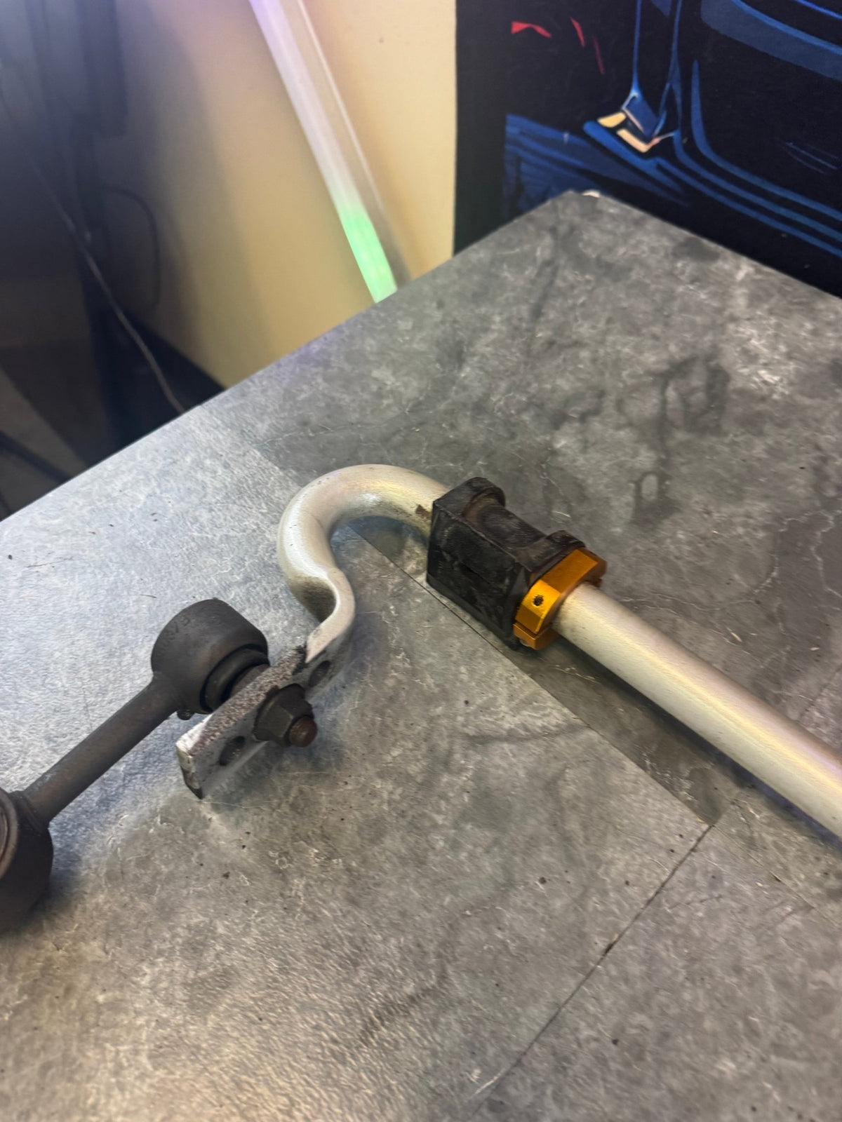 2008-2014 Subaru WRX STi Hatchback 22mm Whiteline Rear Swaybar With Links