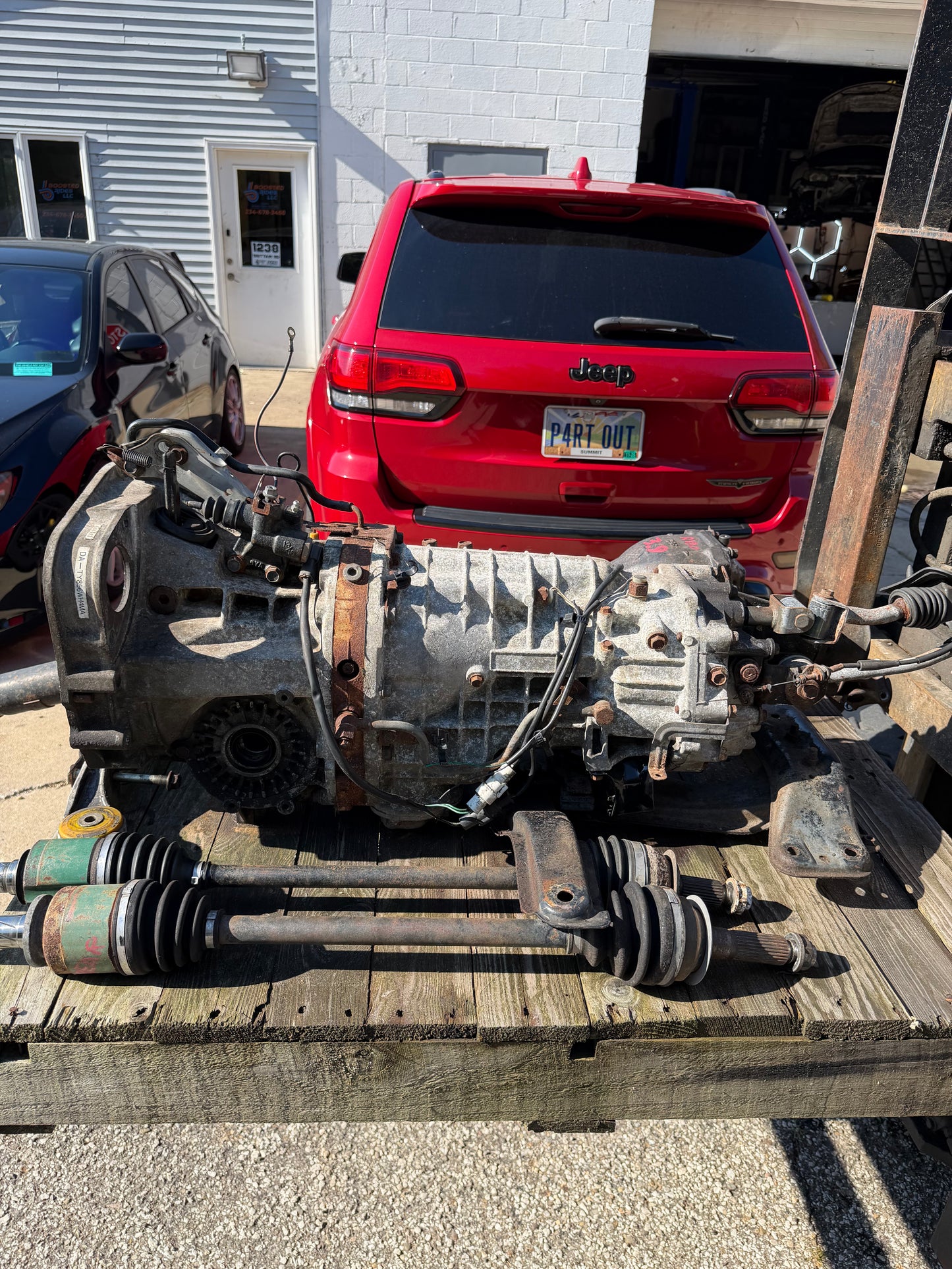 SUBARU six speed transmission swap package for 2008 - 2014 wrx w: STi 3.9 dccd gearbox & r-180 rear differential