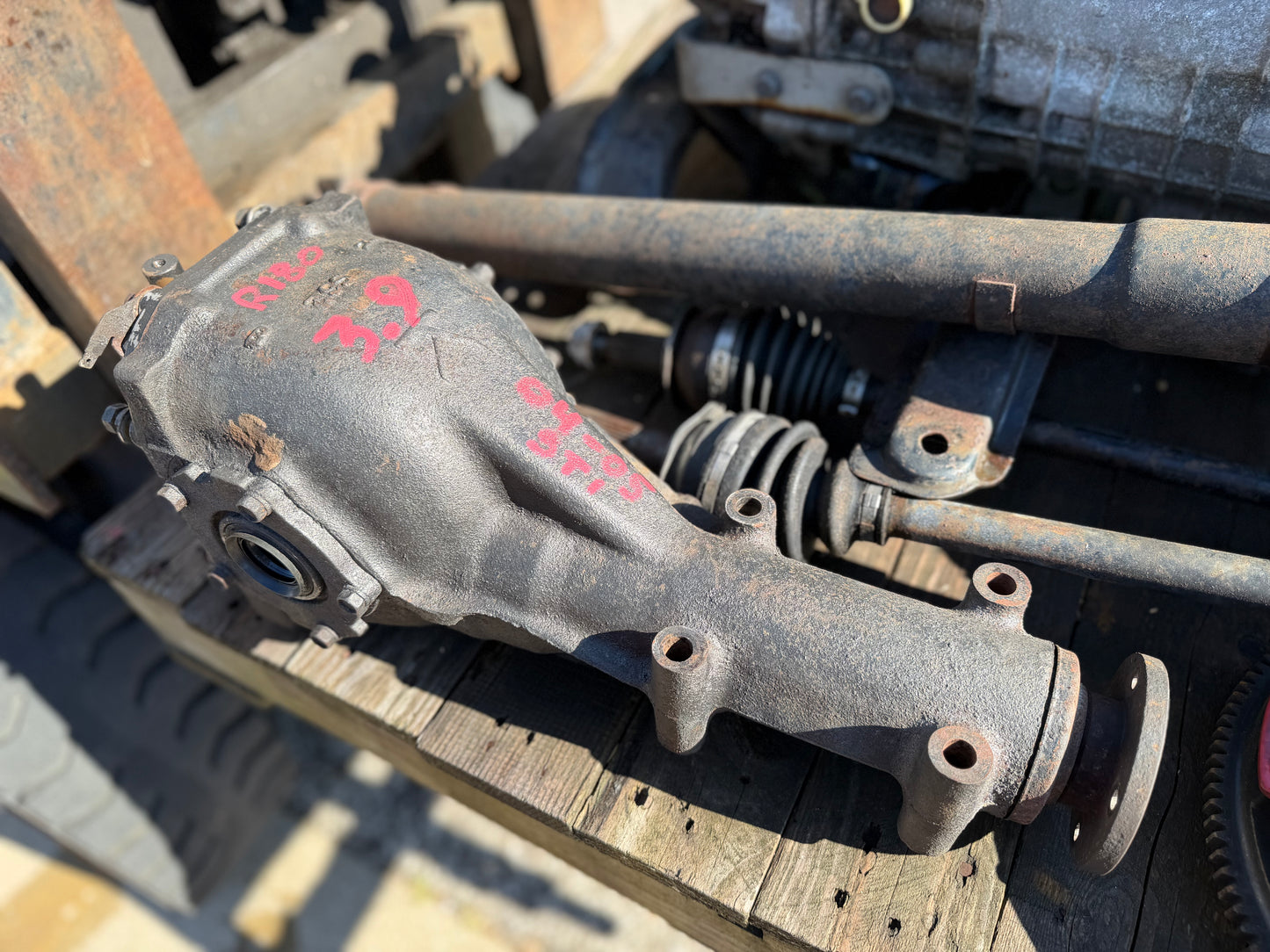 SUBARU six speed transmission swap package for 2008 - 2014 wrx w: STi 3.9 dccd gearbox & r-180 rear differential
