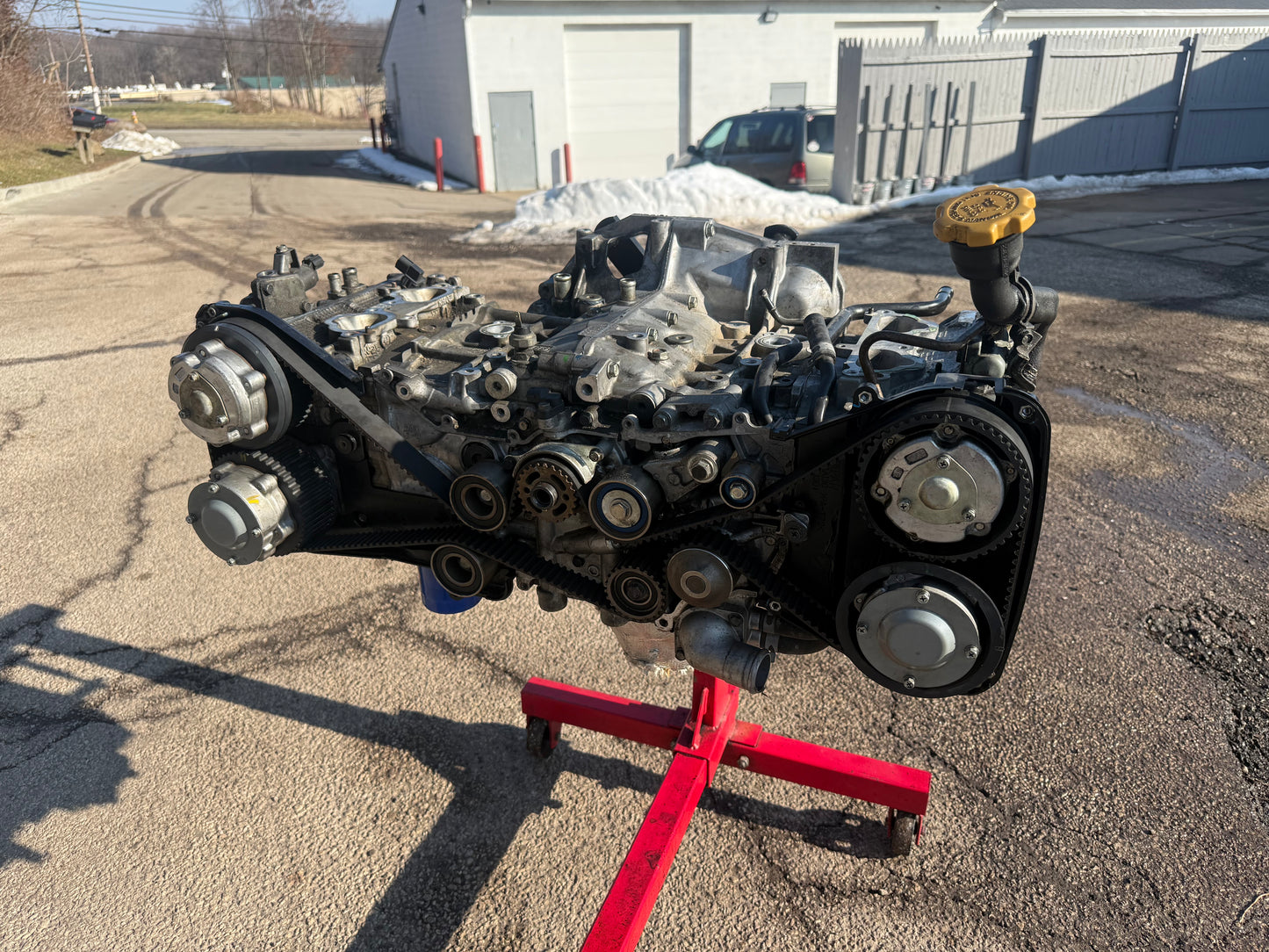 W25 EJ257 Subaru STi 2008 - 2021 dual avcs engine boxer motor longblock w/ arp head studs & oem head gaskets