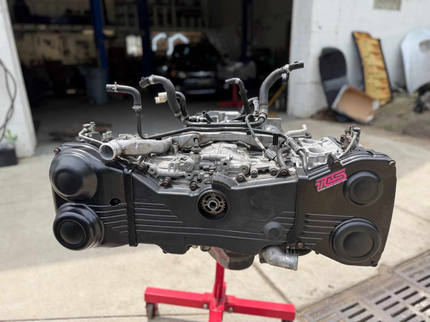 W25 Subaru STi EJ257 boxer engine long block DAVCS 2008-2021 w/ new oem head gaskets & new oem timing belt ARP 11 MM head studs