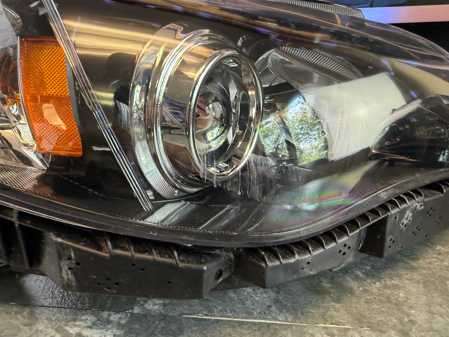 EAGLE EYE aftermarket head lights headlights 2008 Subaru STi halogen pair blacked out