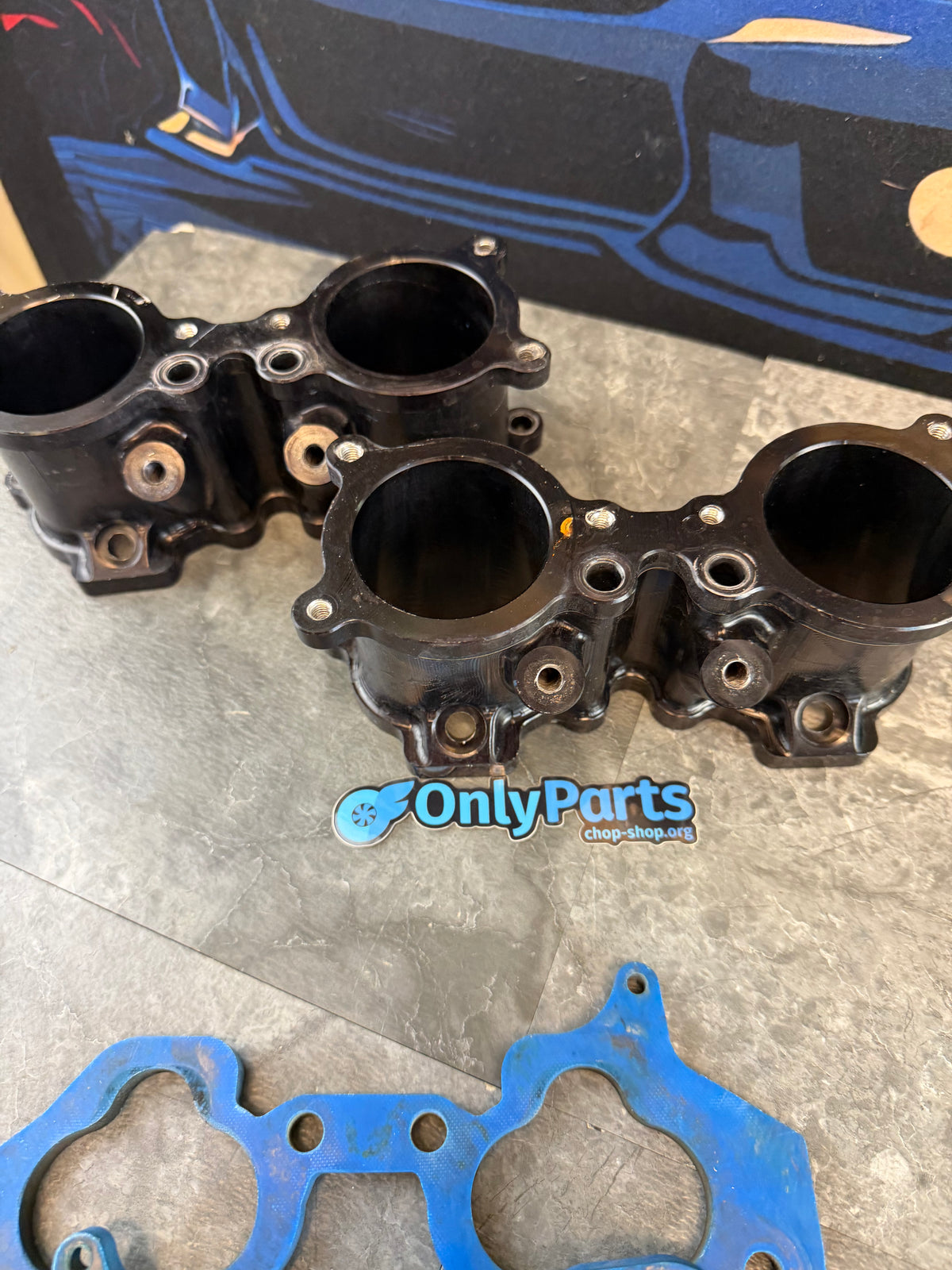 IAG TGV housings “ blanks “ billet top feed deletes 2007 - 2021 Subaru STi & 08-14 wrx ( no longer made )