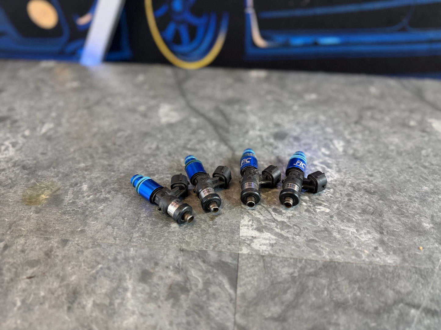 FIC 2150 top feed fuel injectors ( 4 ) Subaru STi & wrx for flex fuel e85 ethanol