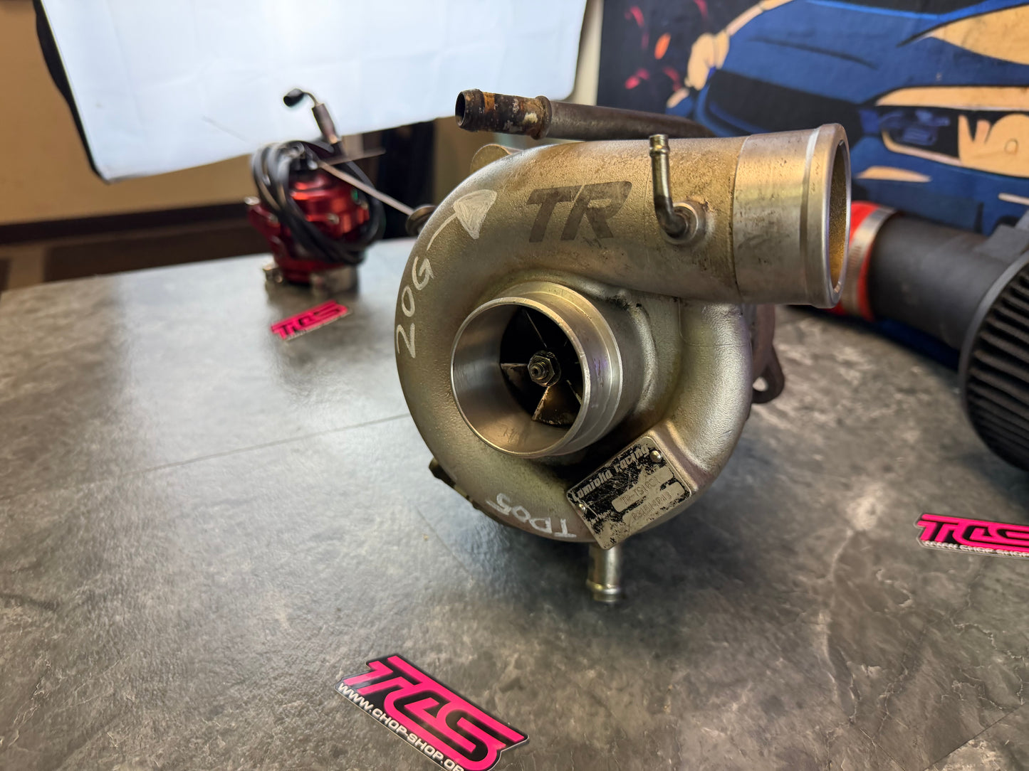 TR tomioka racing 20 g bolt on turbo Subaru STi & wrx 400 + hp 2.5” 10cm billet JB