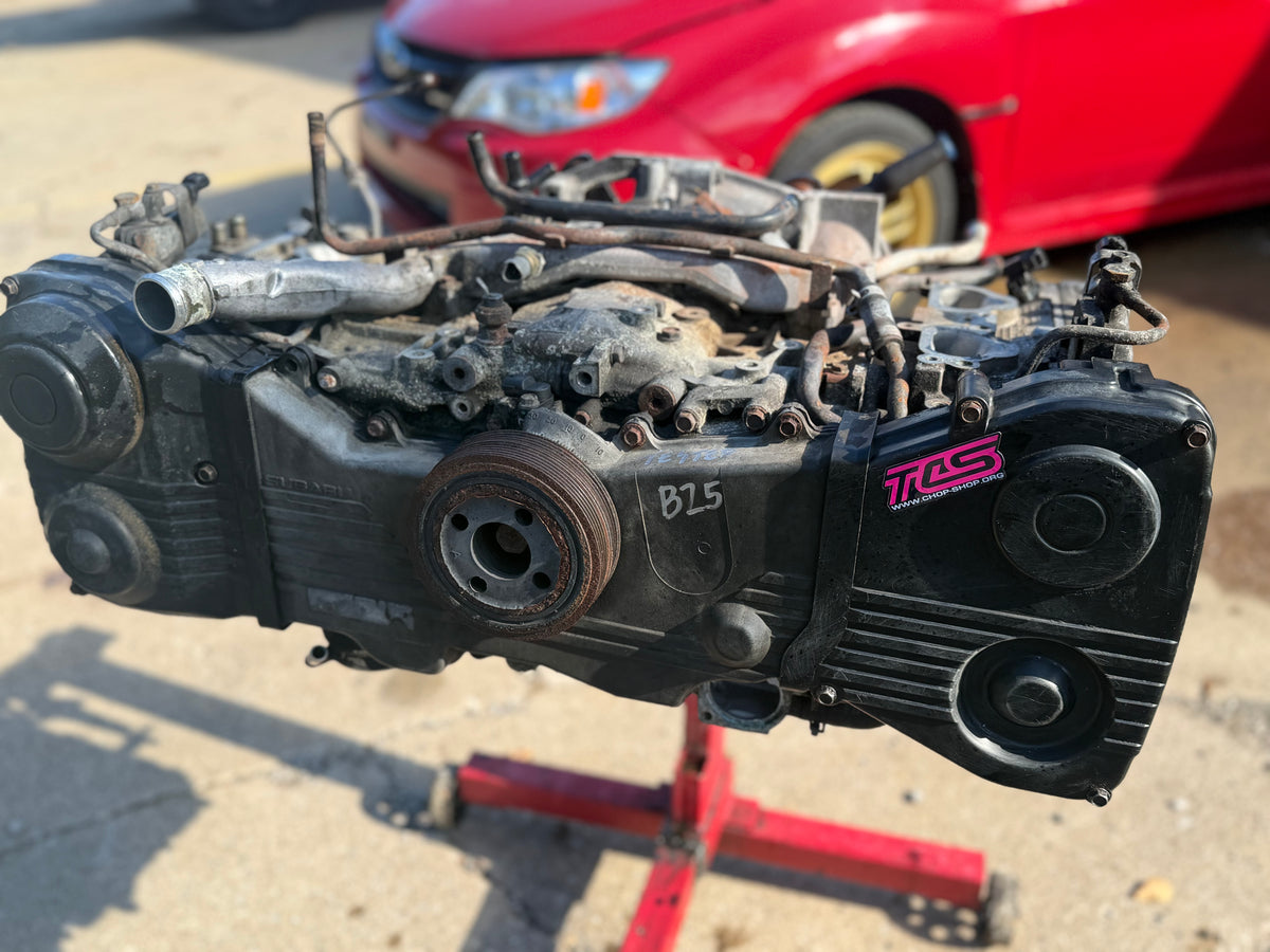 Subaru STi b25 EJ257 tested engine longblock motor SAVCS