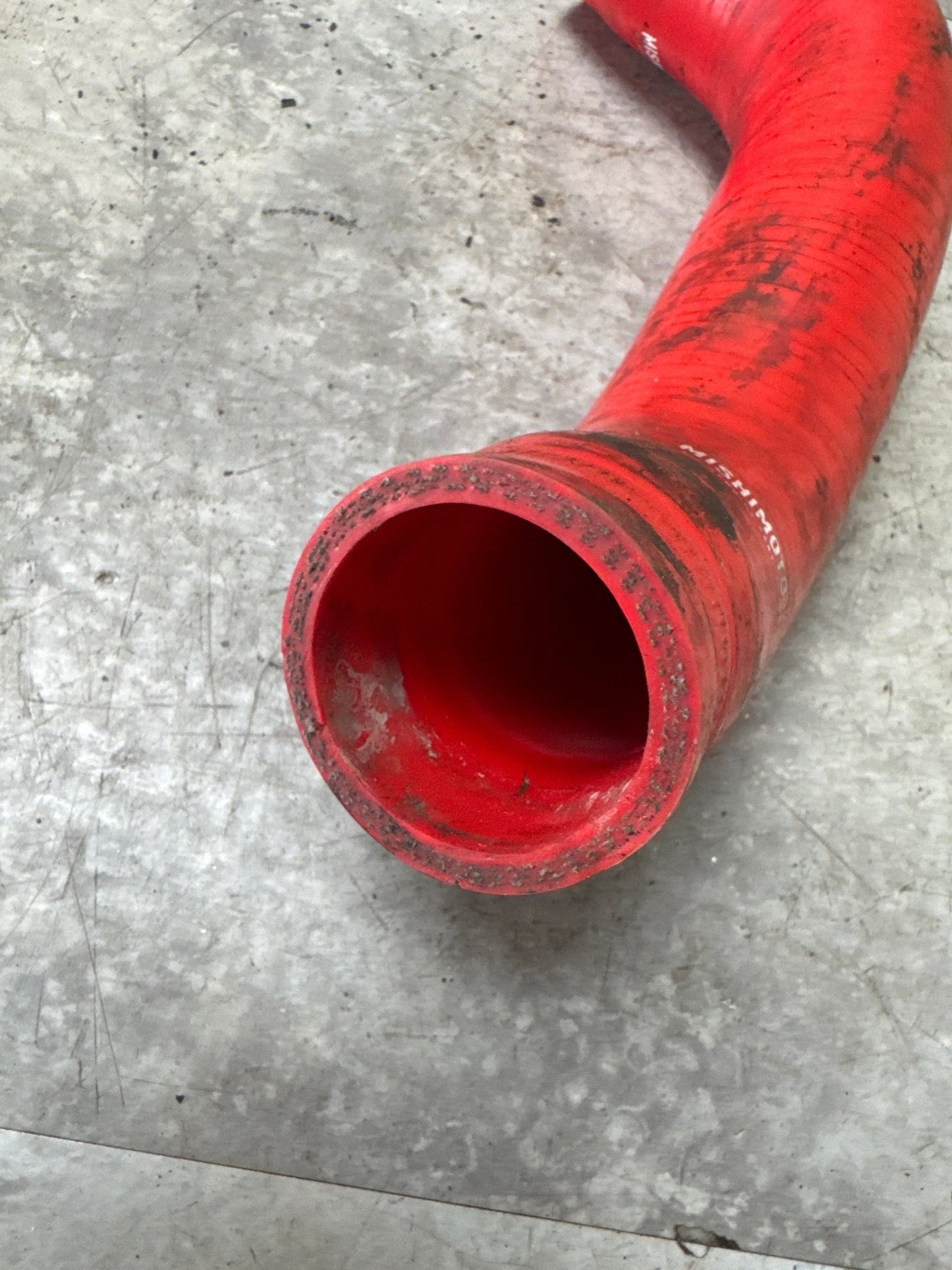 Mishimoto Upper Radiator Hose Red - 2002-2007 Subaru WRX / STI