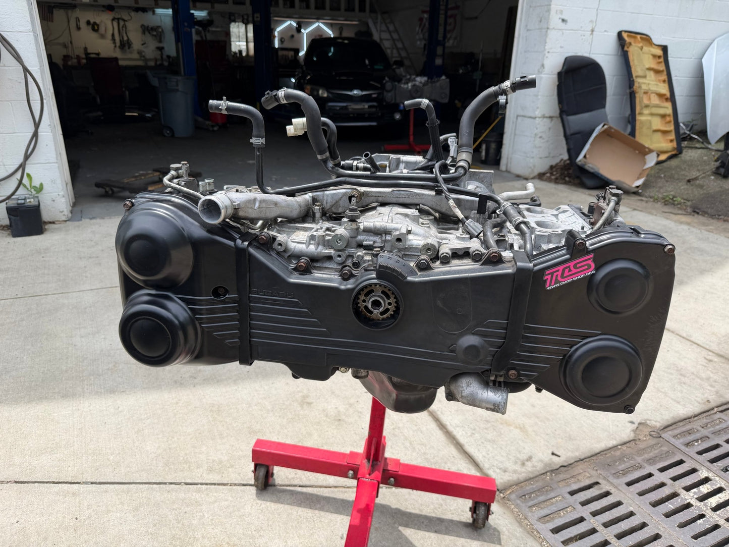 W25 Subaru STi EJ257 boxer engine long block DAVCS 2008-2021 w/ new oem head gaskets & new oem timing belt ARP 11 MM head studs