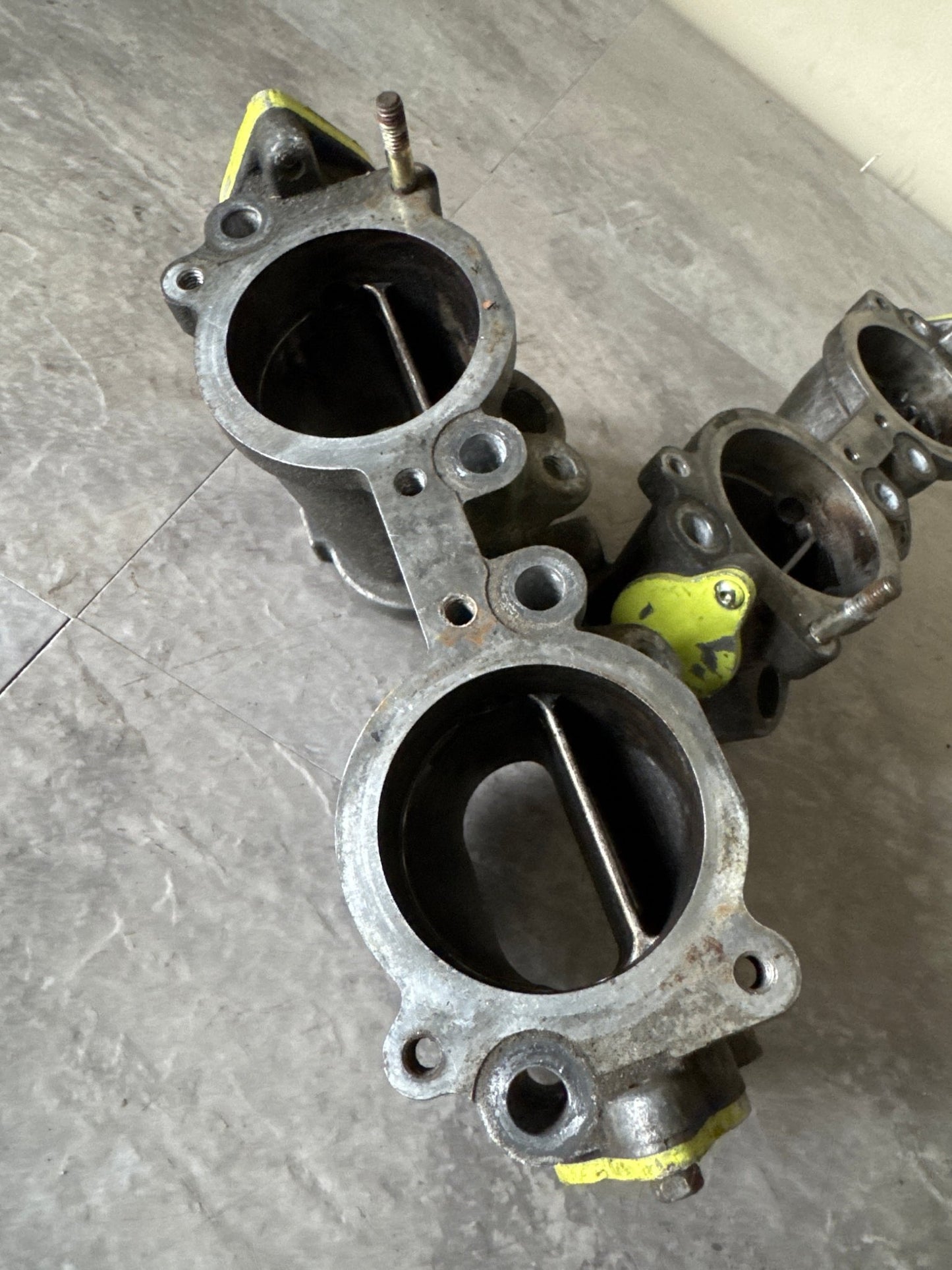 Modified OEM Subaru 2002-2003 Subaru Impreza WRX Engine Intake Manifold TGVs w/ Weldless Delete Kit